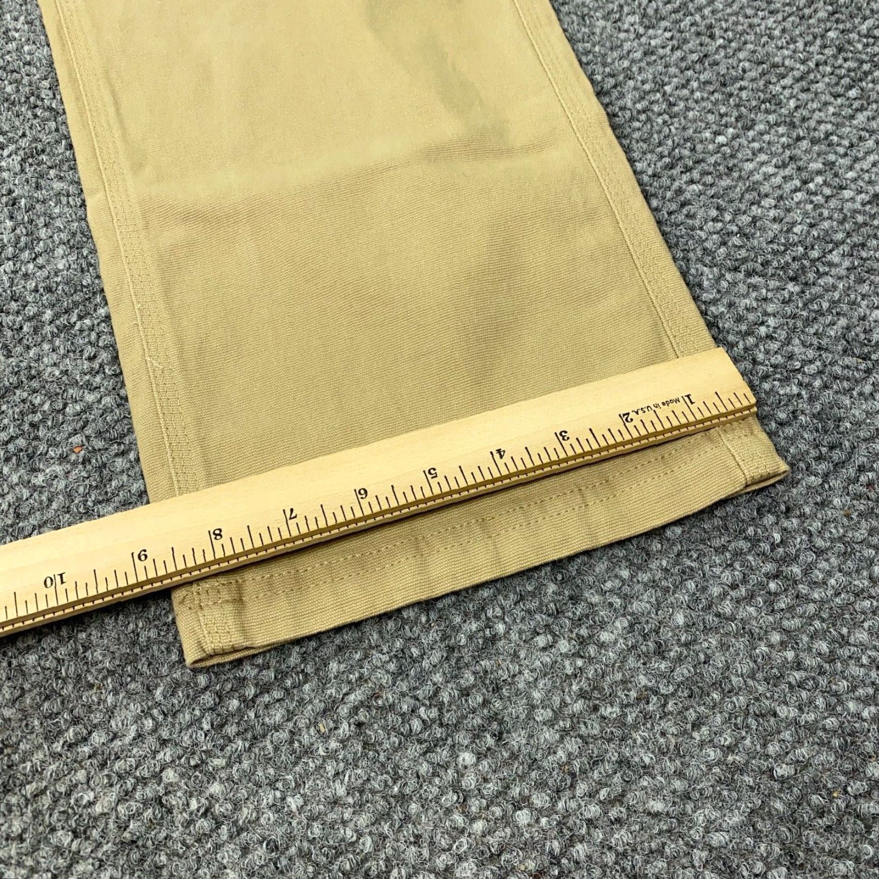 Vintage VINTAGE CAT Caterpillar Utility Pants Mens 34x29 Tan Canvas Flex Work Cargo NWT - Mens Carpenter Pant 34 Beige Canvas Stretch Pockets 36W 28L Updated" Size US 34 / EU 50 - 5 Thumbnail