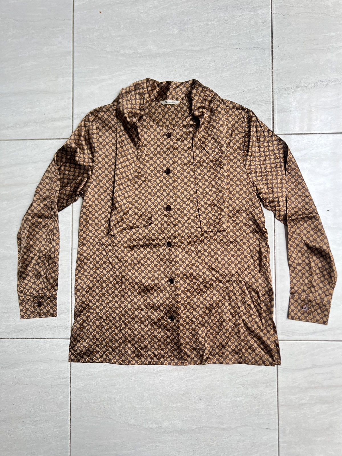 AQUASCUTUM Brown Motive Blouse