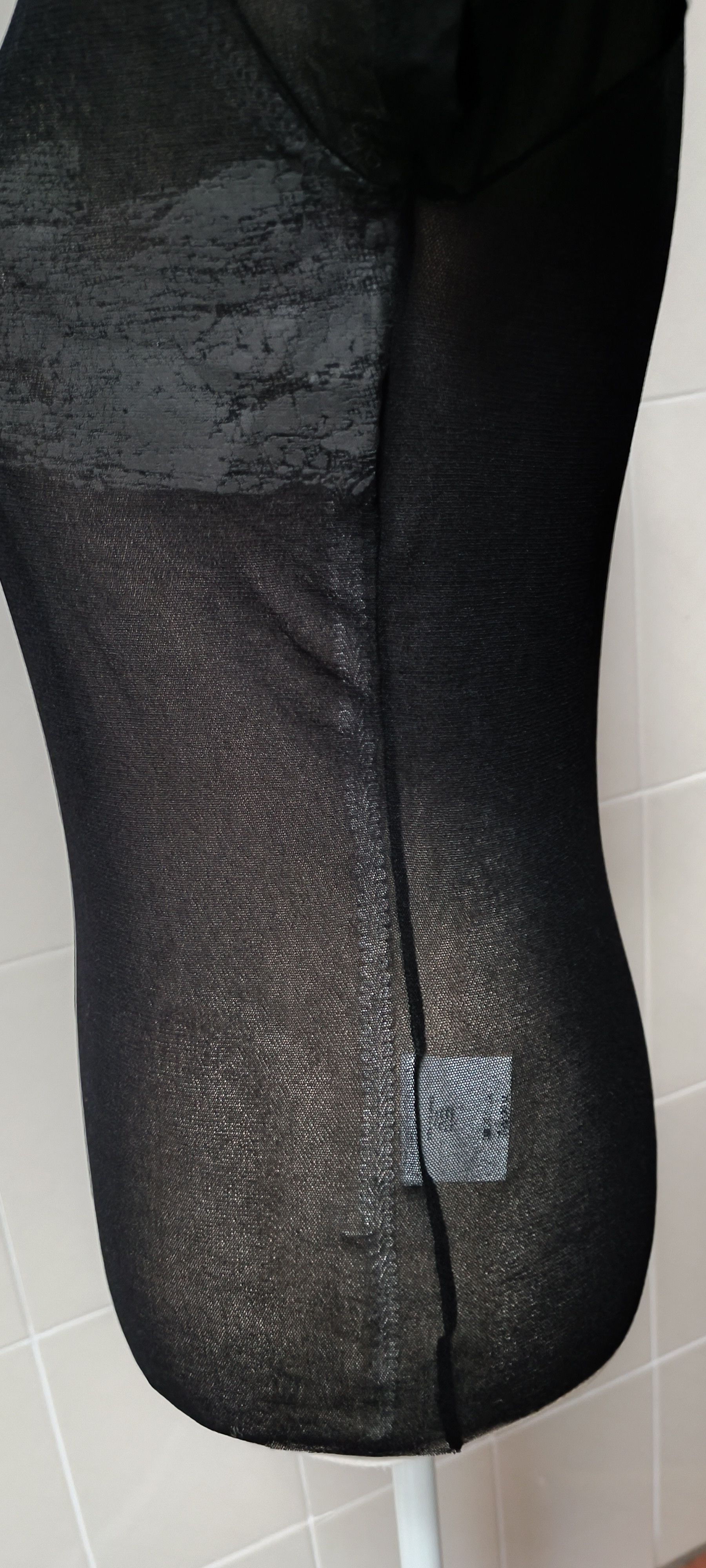 Jean Paul Gaultier 90's - Black nylon mesh t-shirt - No used Size M / US 6-8 / IT 42-44 - 9 Thumbnail