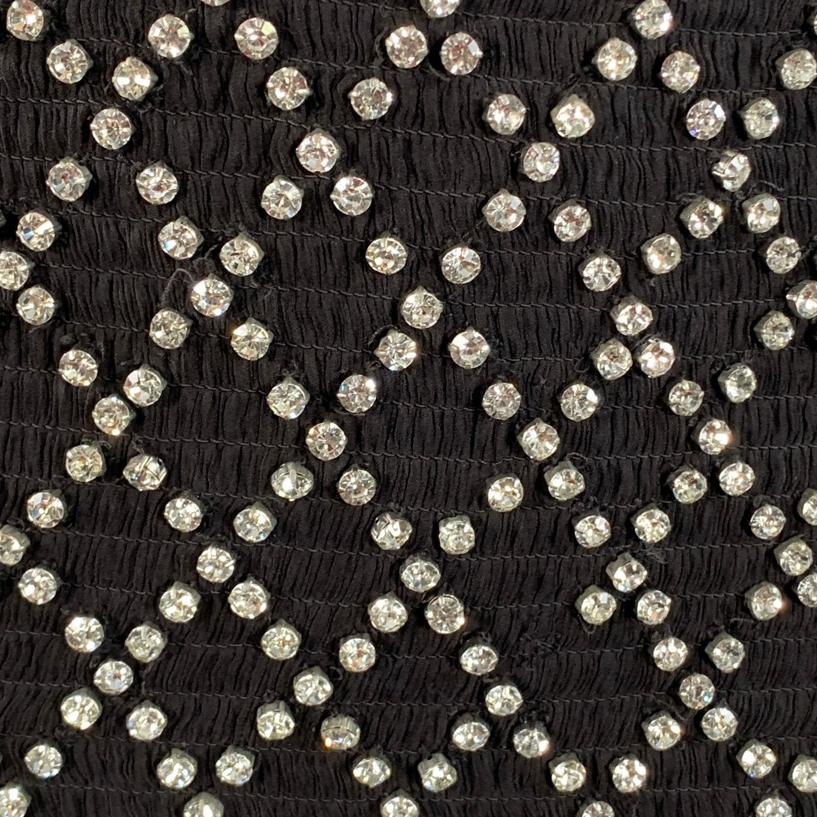 Retrofete RETROFETE Viscose Crystal Embellishment Strapless Dress Size S / US 4 / IT 40 - 2 Thumbnail