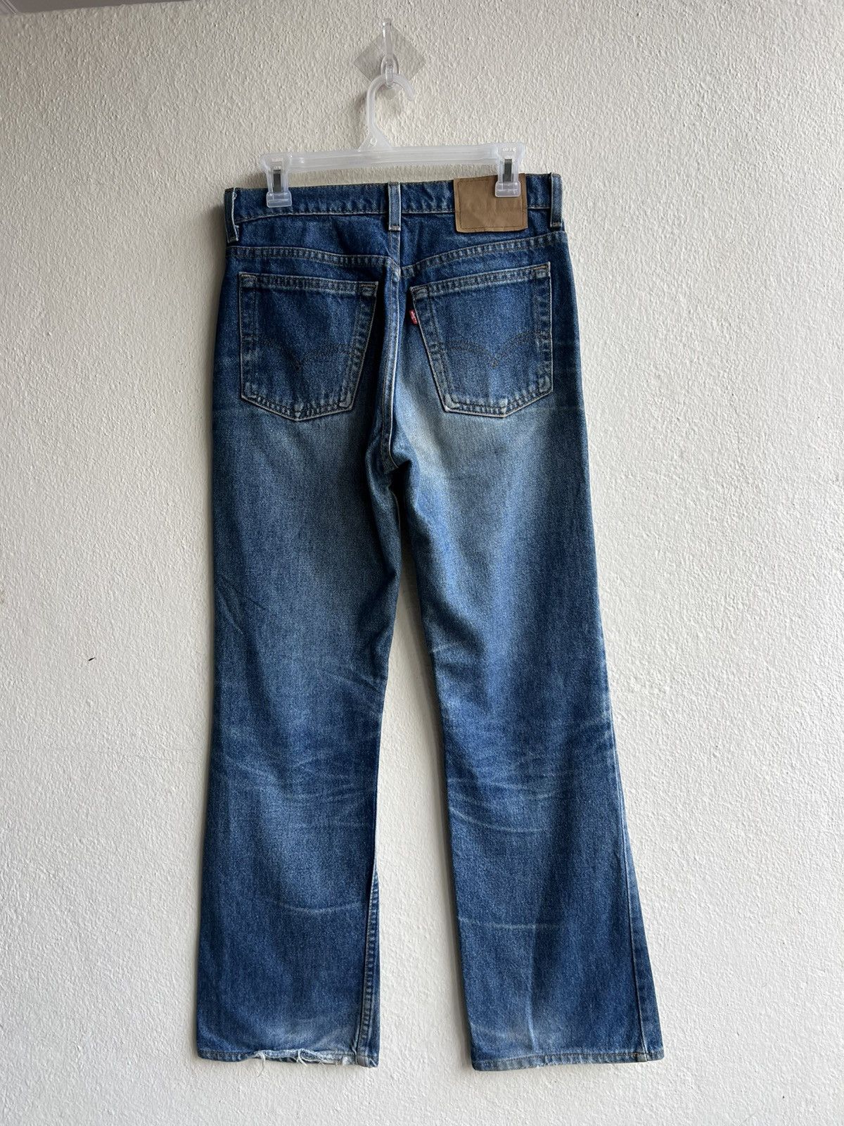 Levi's × Vintage Vintage 90s Levi’s 517 Faded Denim Bootcut Jeans Flare Size US 30 / EU 46 - 3 Thumbnail