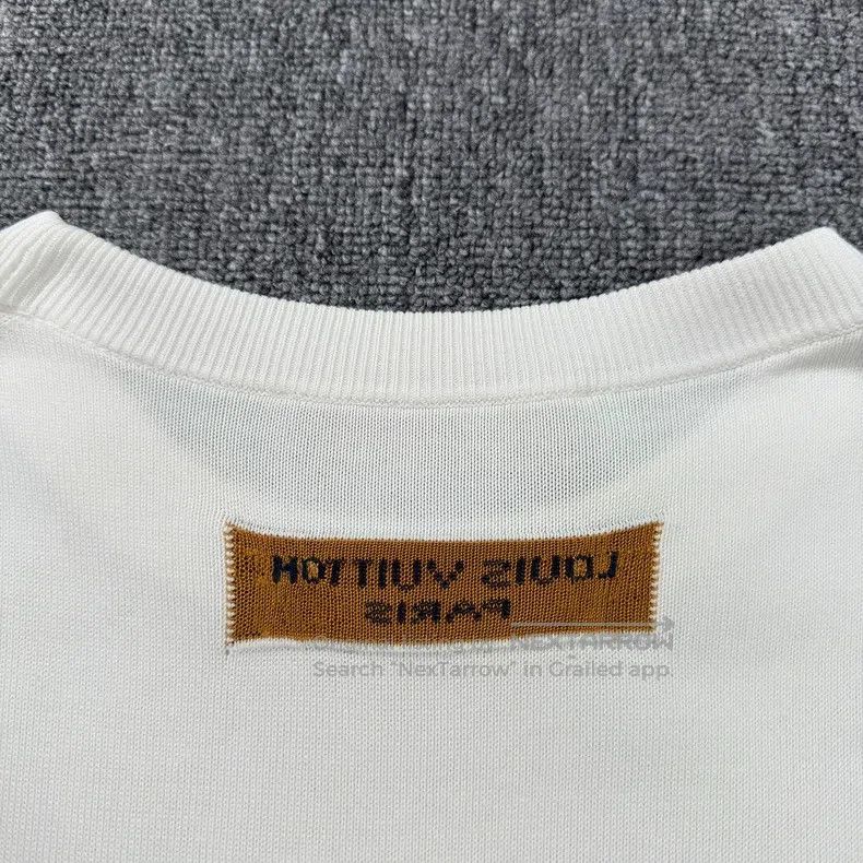 Louis Vuitton Louis Vuitton White flame slogan short sleeve Size US S / EU 44-46 / 1 - 7 Thumbnail