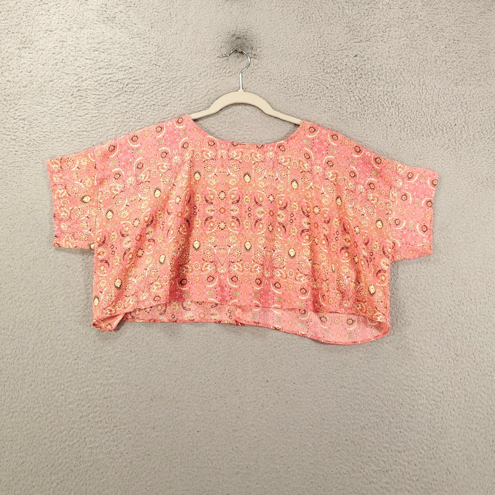 Free People Free People Crop Top Womens Large Candy Combo Marion Cropped Boho Measured Size Size L / US 10 / IT 46 - 2 Thumbnail