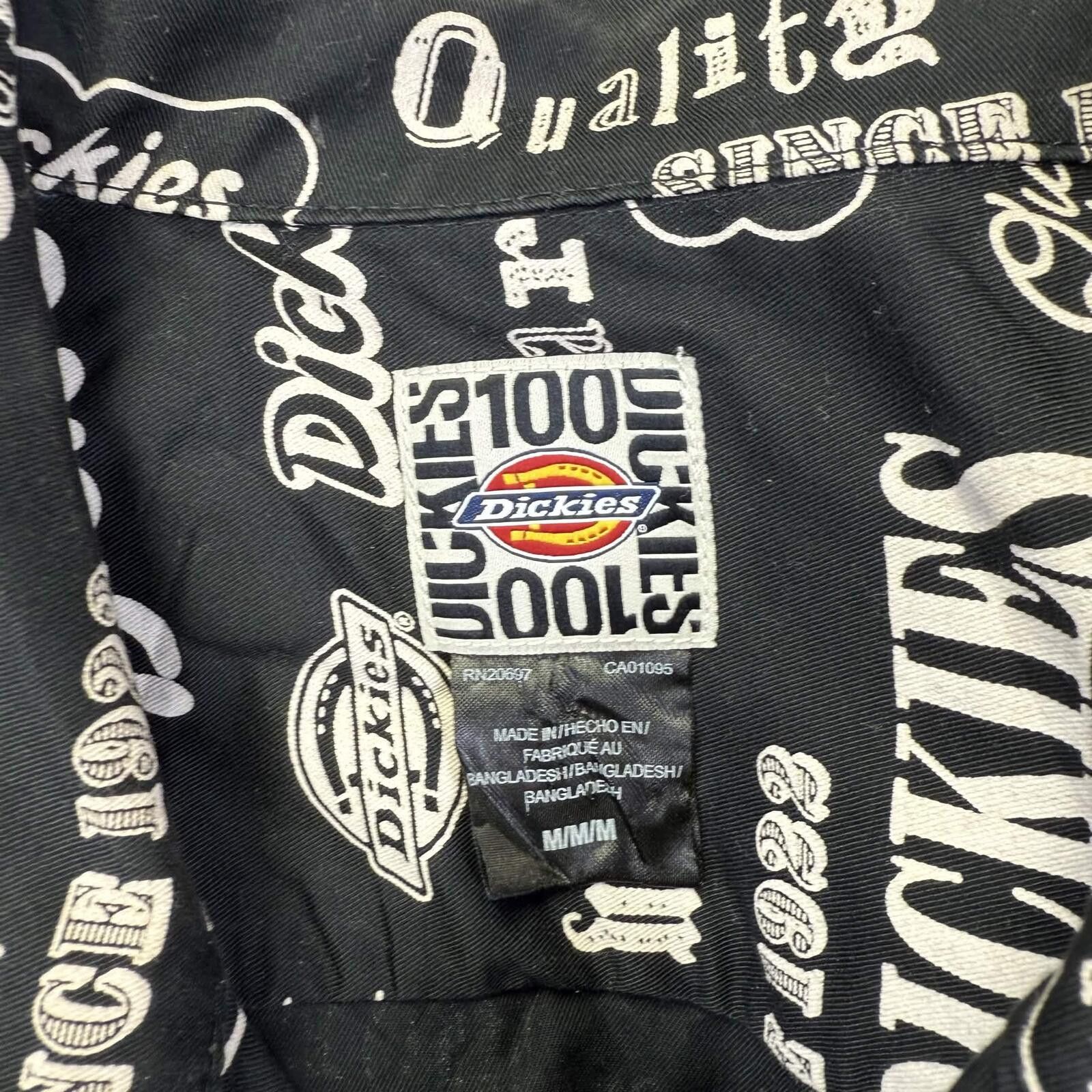 Dickies c100th Anniversary Short Sleeve Bottom-Up Shirt Size ONE SIZE - 3 Thumbnail