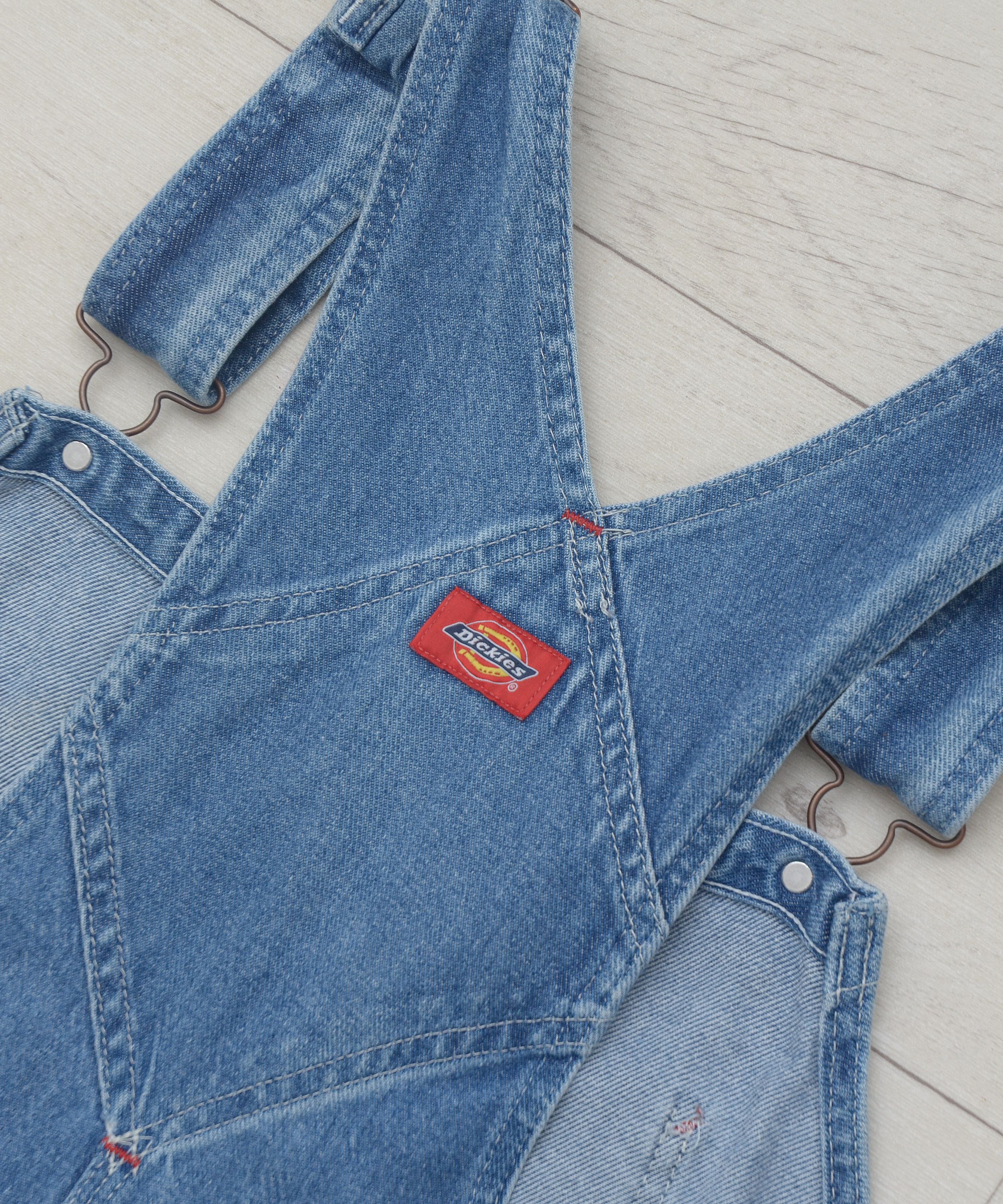 Dickies Men's Dickies Stonewashed Indigo Blue Bib Overalls 40x30 Size US 40 / EU 56 - 10 Thumbnail