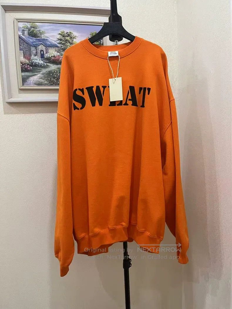 Vetements VETEMENTS Orange Sweatshirt Size US XS / EU 42 / 0 - 1 Thumbnail