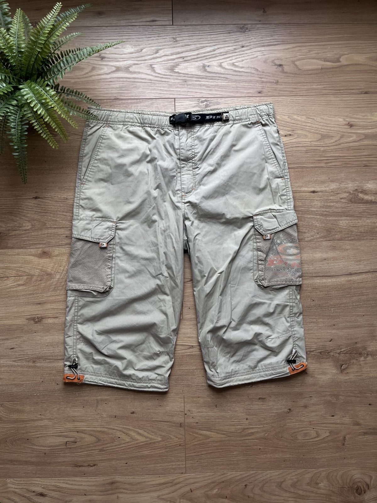 Japanese Brand 90’s PIKO HAWAIIAN SURF RETRO ZIP TRANSFORMER PANTS + SHORTS Size US 34 / EU 50 - 3 Thumbnail