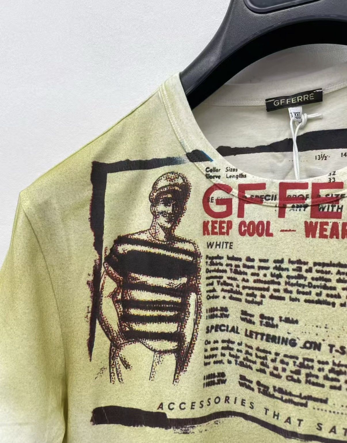 GF Ferre GF FERRE Stretchy Vintage Short Sleeve T-shirt J30 Size US XXL / EU 58 / 5 - 3 Thumbnail