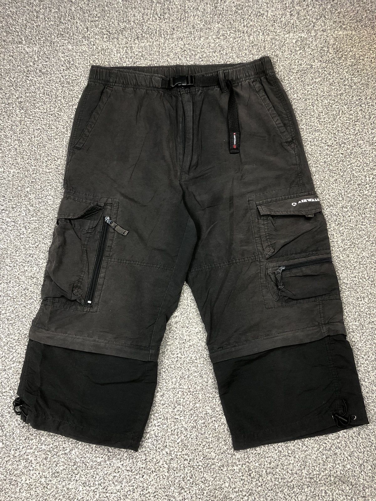 Airwalk Vintage Sunfaded Airwalk 3 quater Cargo Pants Size US 34 / EU 50 - 1 Thumbnail