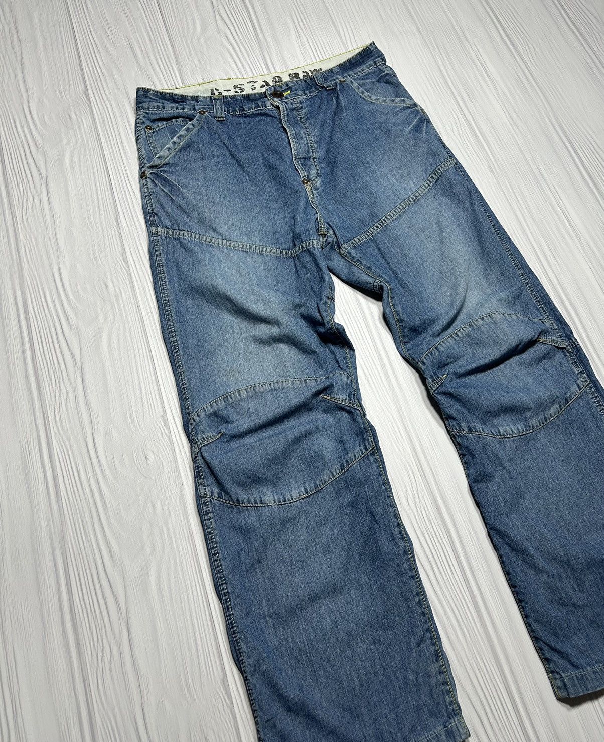G-Star Vintage Y2K G-Star Raw 96 Embroidered Logo Denim Pants Size US 34 / EU 50 - 6 Thumbnail