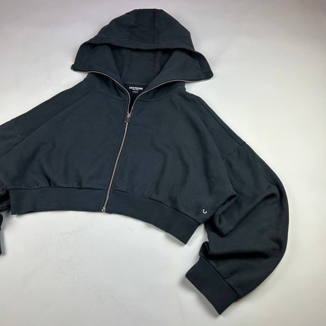 True Religion TRUE RELIGION y2k Cropped Zip Hoodie Size M / US 6-8 / IT 42-44 - 3 Thumbnail