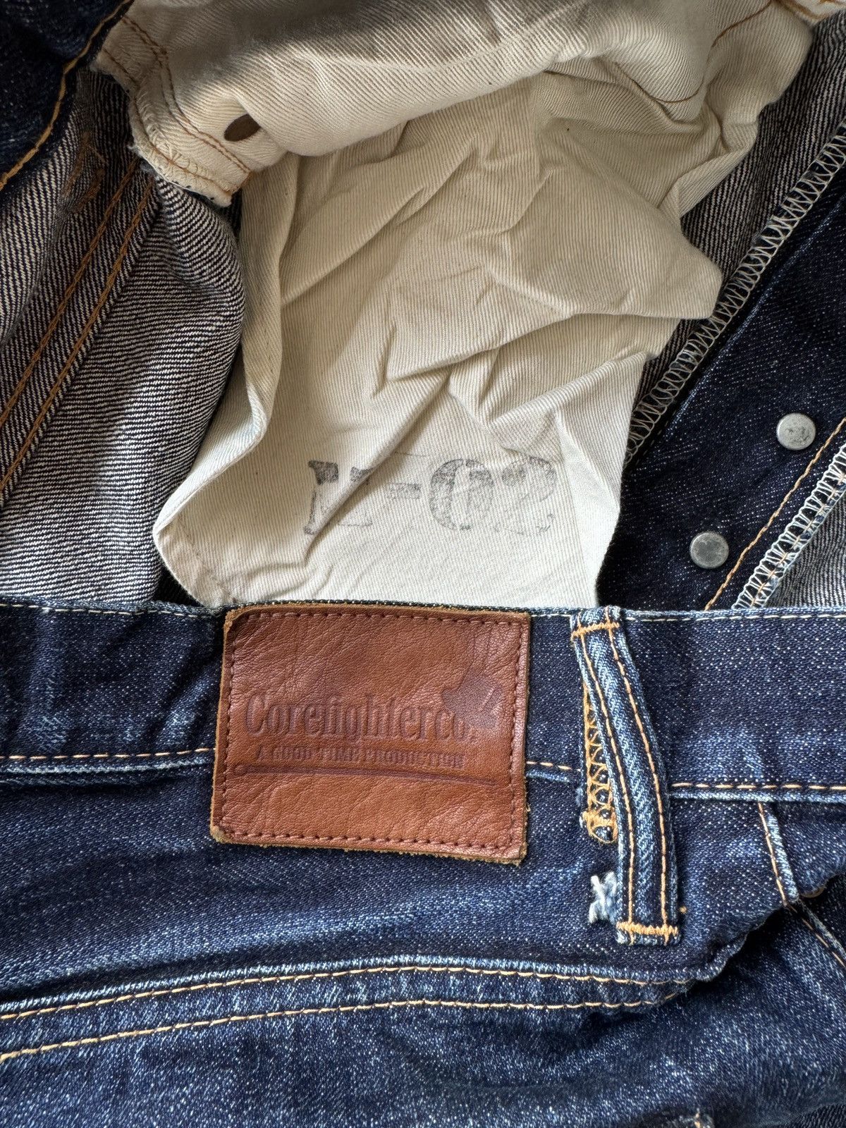 Japanese Brand Corefighterco Selvedge Denim Pants Japan Size US 36 / EU 52 - 9 Thumbnail
