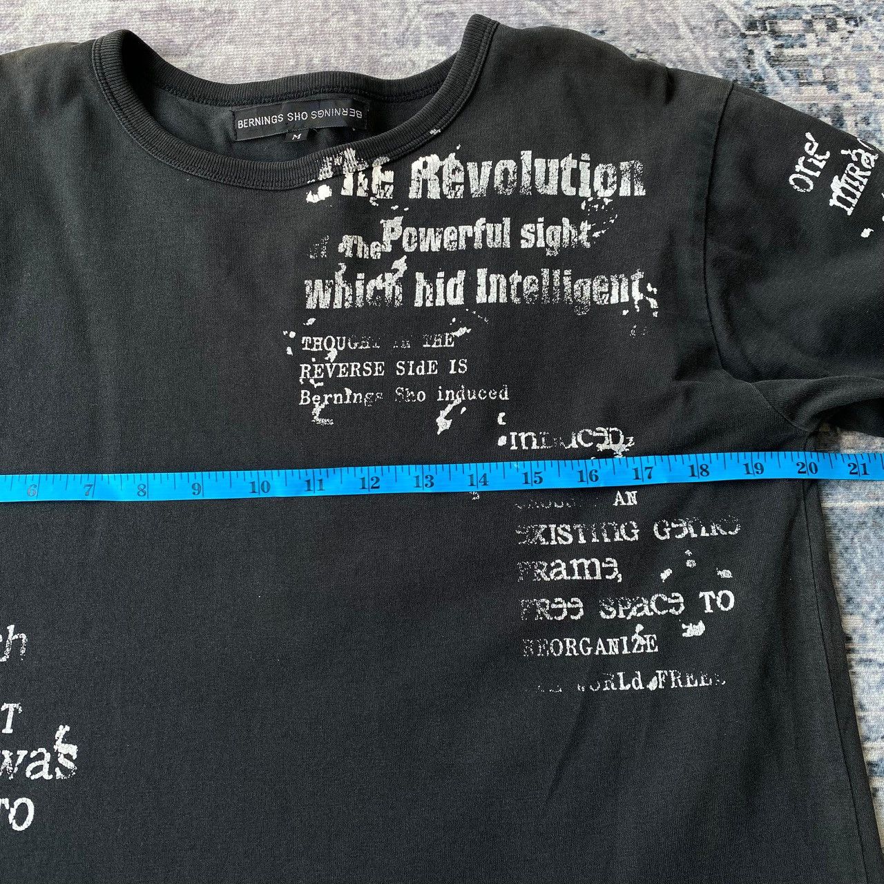 If Six Was Nine × Japanese Brand × Le Grande Bleu (L.G.B.) Bernings Sho Affliction Emo Long Sleeve Size US M / EU 48-50 / 2 - 8 Thumbnail