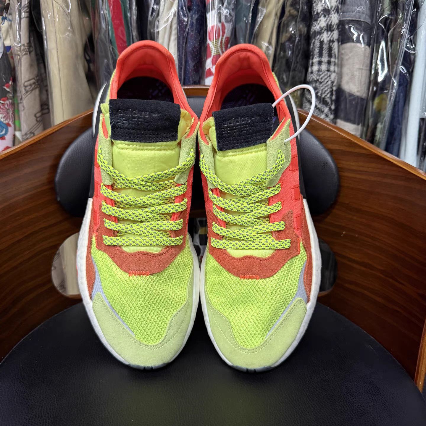 Adidas adidas Nite Jogger Road Safety Yellow Orange Sneakers Size US 11.5 / EU 44-45 - 5 Thumbnail