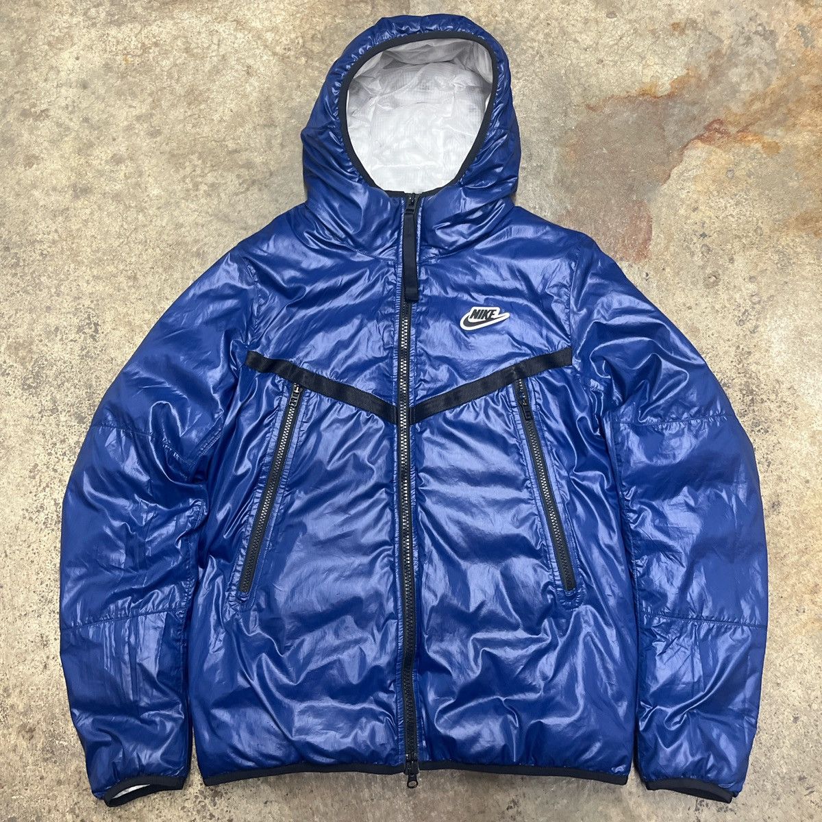 Nike Nike Tech Puffer Jacket Mens Small Blue Warm Streetwear Rare Size US S / EU 44-46 / 1 - 1 Thumbnail