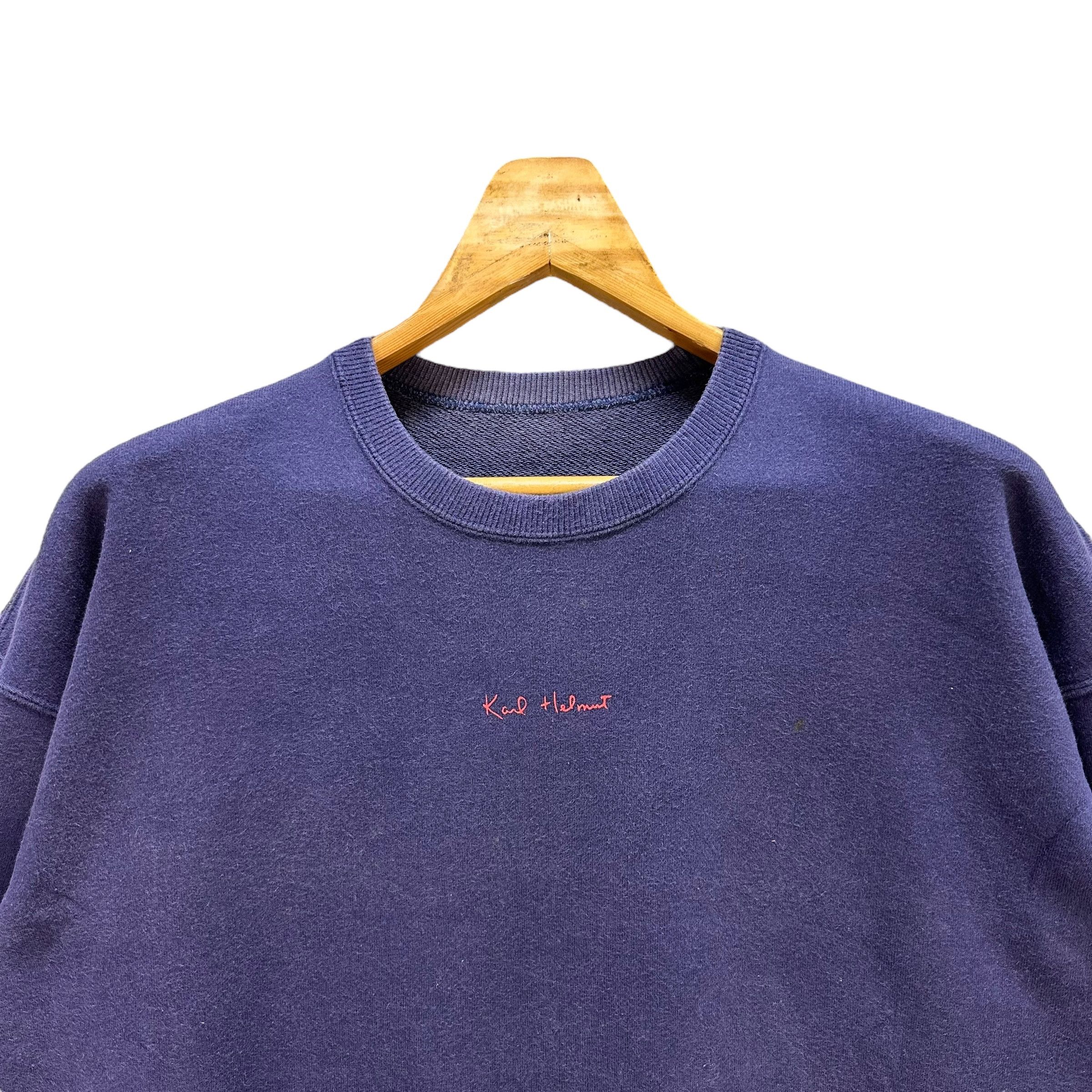 Karl Helmut KARL HELMUT Pink House Big Logo Crewneck Sweatshirt #A4-0076 Size US M / EU 48-50 / 2 - 4 Thumbnail