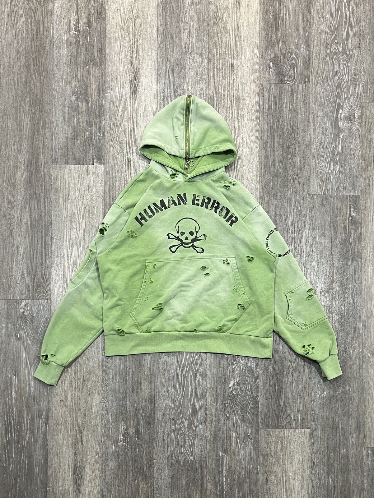 Japanese Brand Human Error Flawless Hoodie Size US XL / EU 56 / 4 - 1 Thumbnail