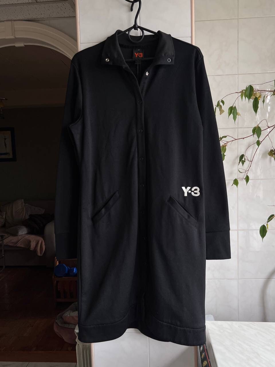 Yohji Yamamoto 2006 ADIDAS Y3 YOHJI YAMAMOTO - VINTAGE LONG BLACK DRESS Size L / US 10 / IT 46 - 14 Thumbnail