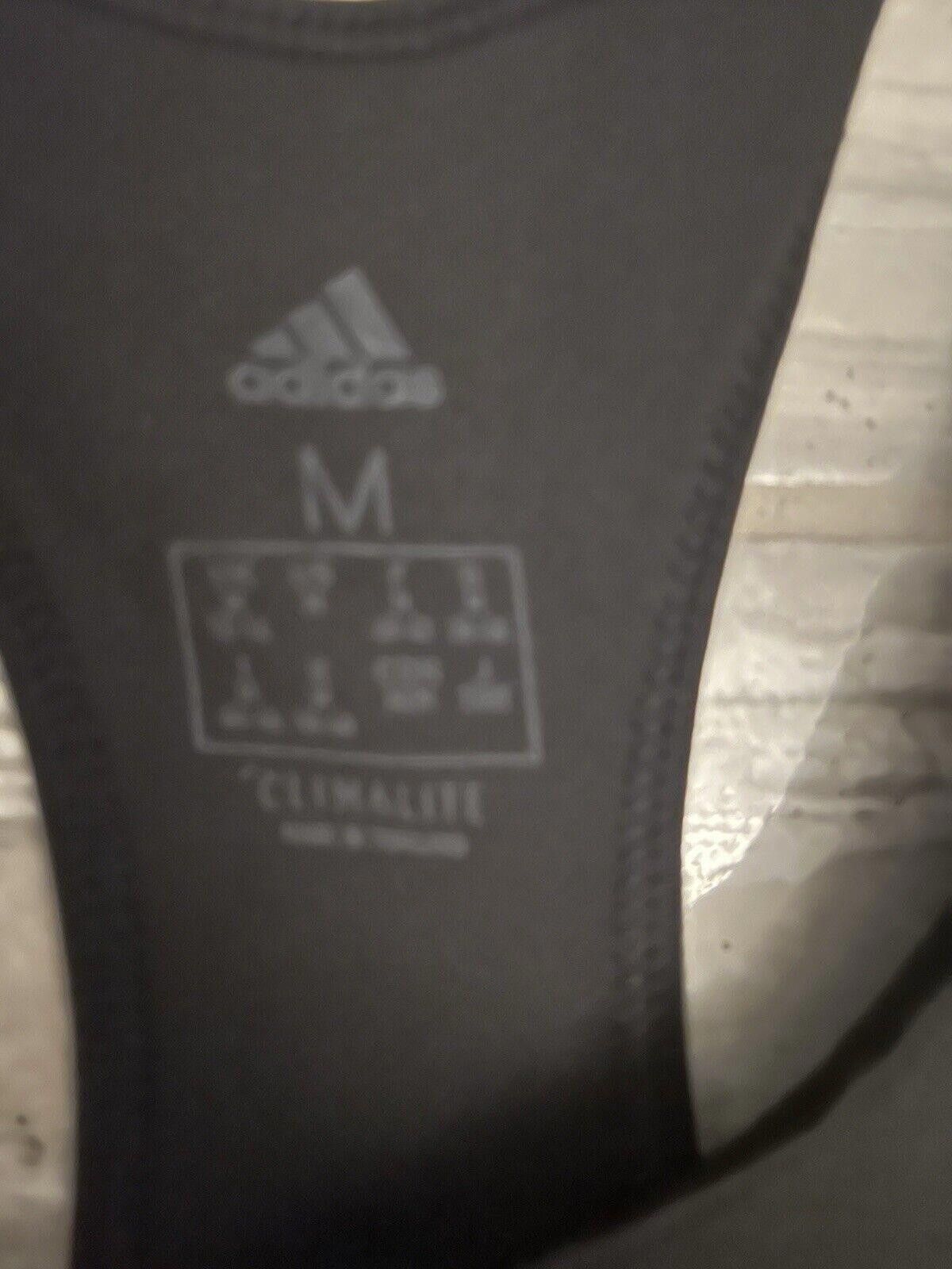 Adidas ADIDAS Climalite Black/White LogoSport/Training Bra Sz.M Size ONE SIZE - 4 Thumbnail
