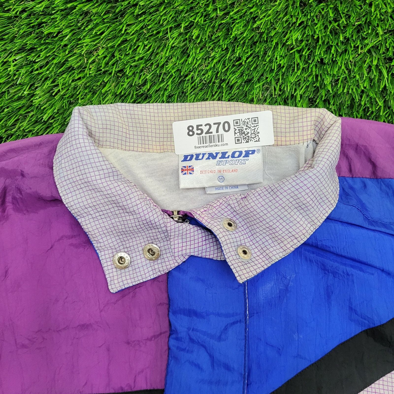 Dunlop Dunlop Windbreaker Jacket Womens Medium 23x24 Oversized Boxy Size M / US 6-8 / IT 42-44 - 10 Thumbnail