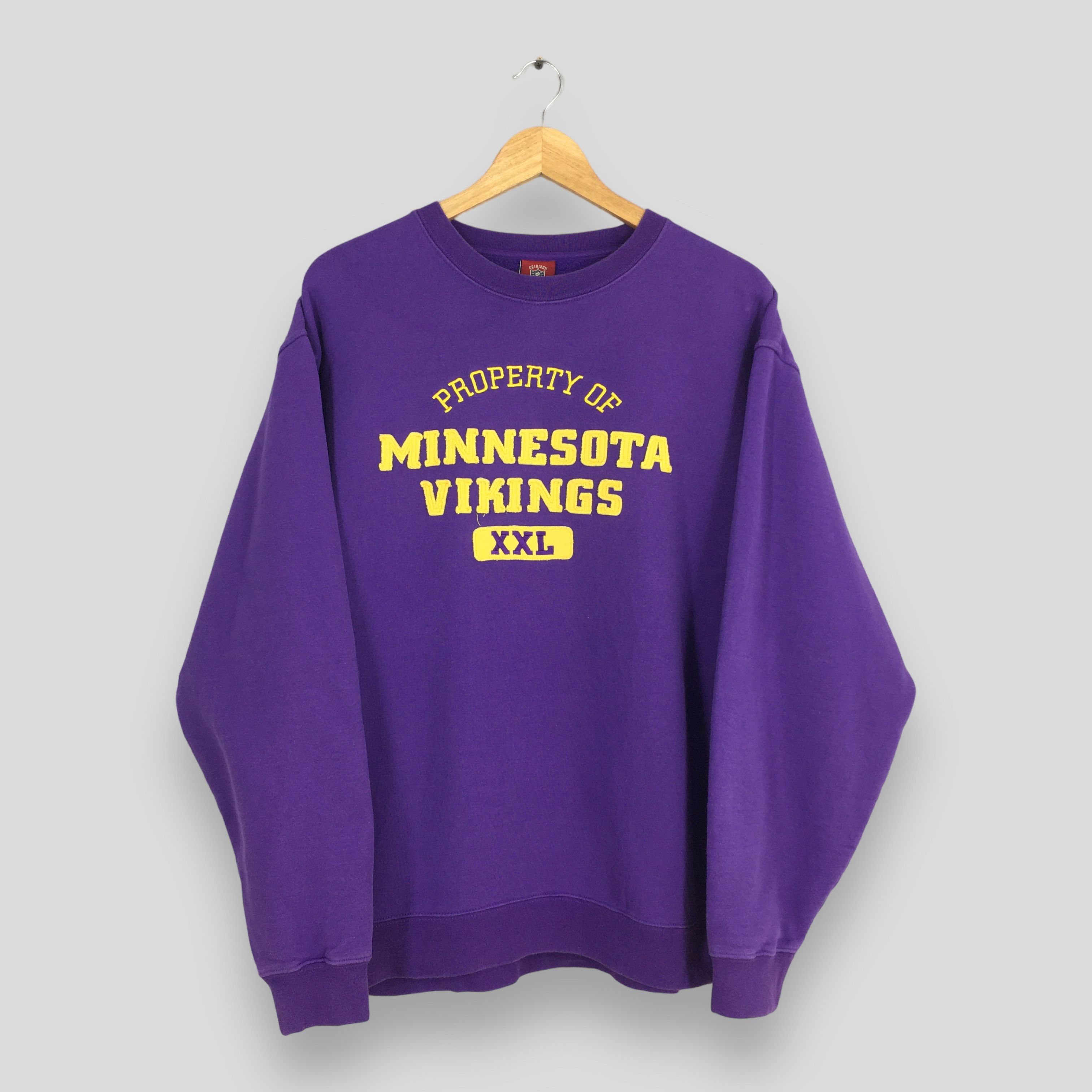 NFL × Vintage Vintage Minnesota Vikings NFL Rugby Purple Crewneck Large Size US L / EU 52-54 / 3 - 1 Thumbnail