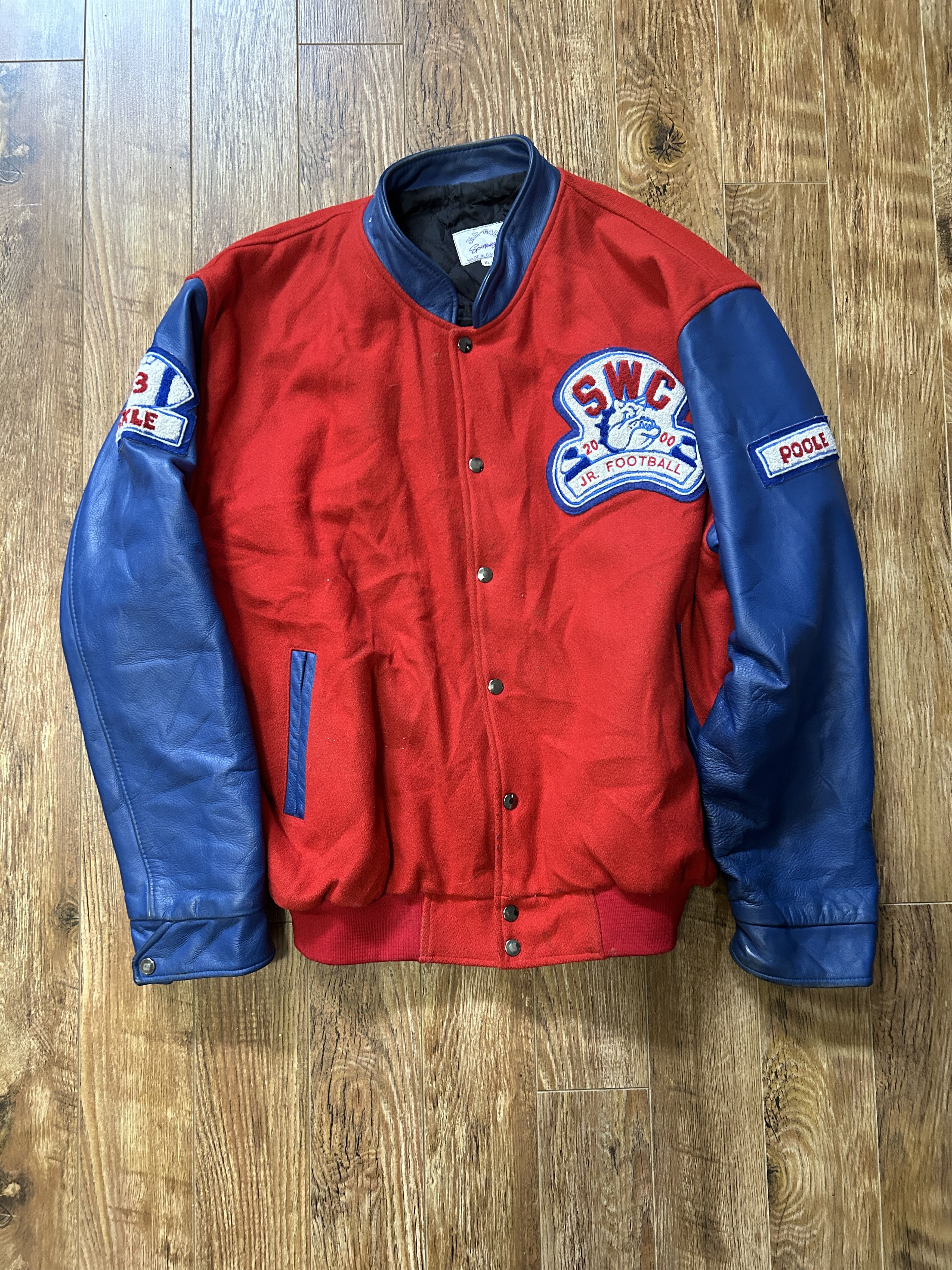Vintage Vintage x Football Varsity Jacket Size US XL / EU 56 / 4 - 1 Thumbnail