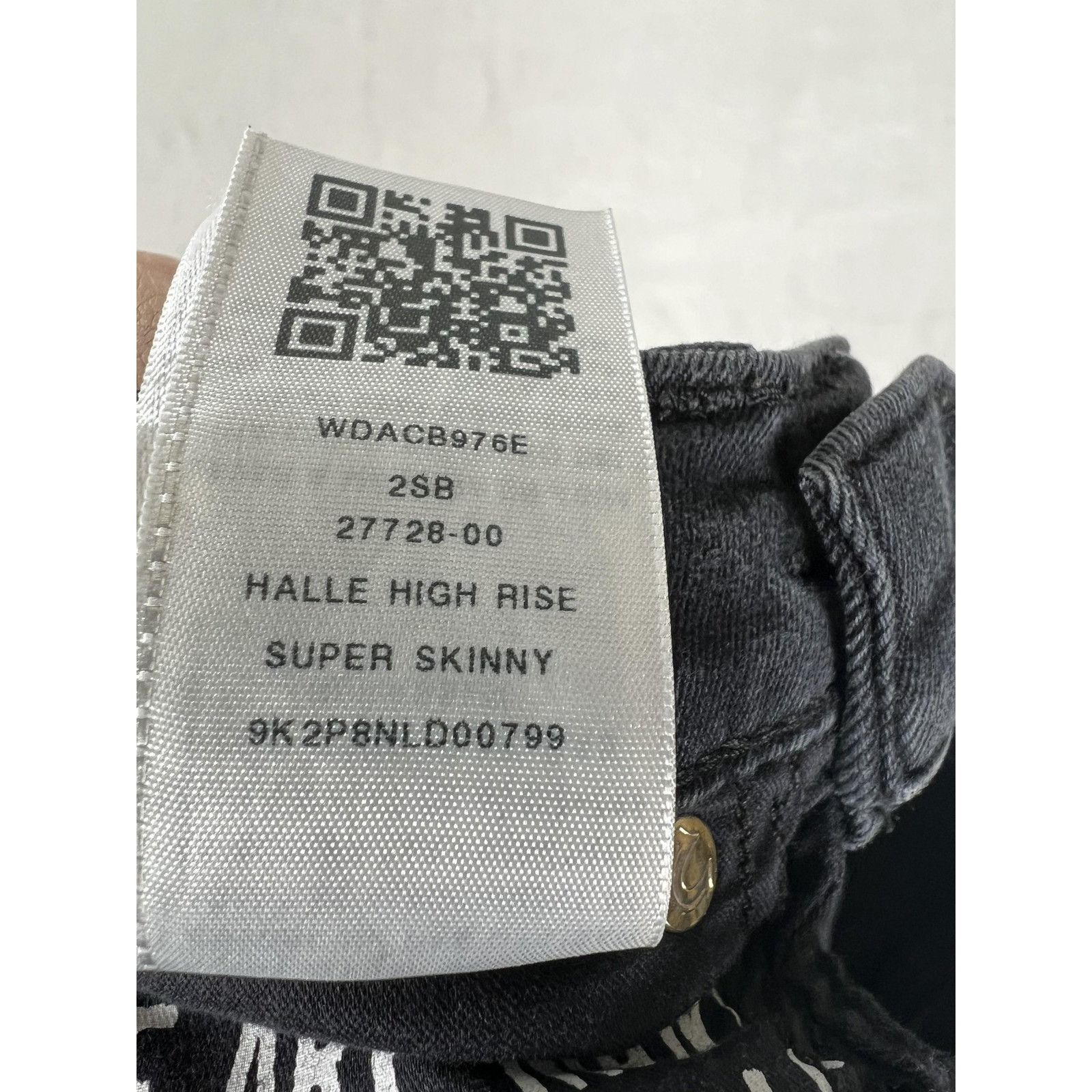 True Religion True Religion Halle Jeans Womens 26 Black High Rise Skinny Size 26" / US 2 / IT 38 - 10 Thumbnail