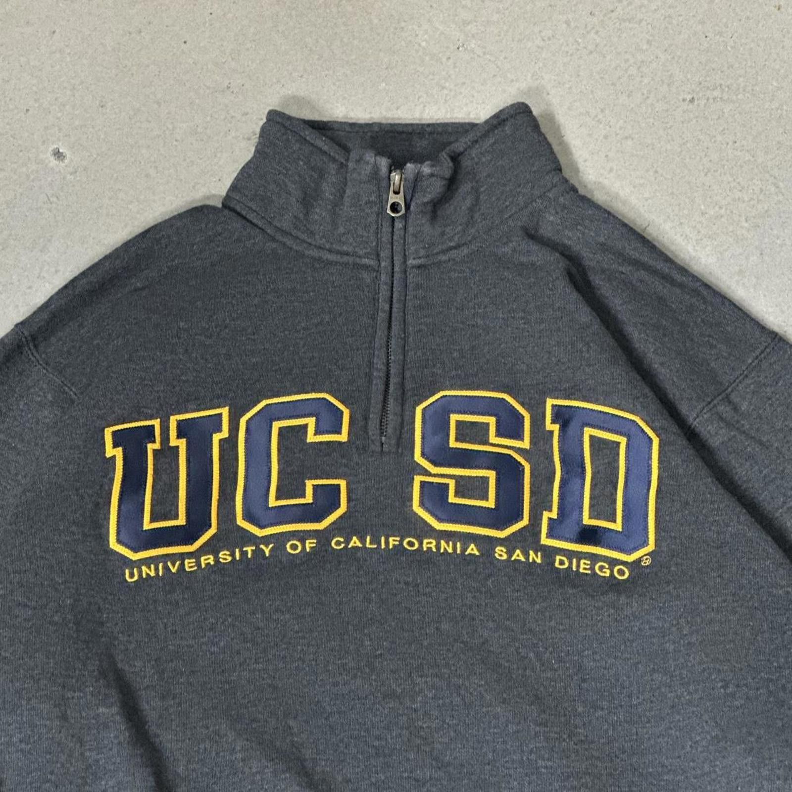 Other Grey UCSD QuarterZip Blue84 Crewneck Size ONE SIZE - 2 Thumbnail