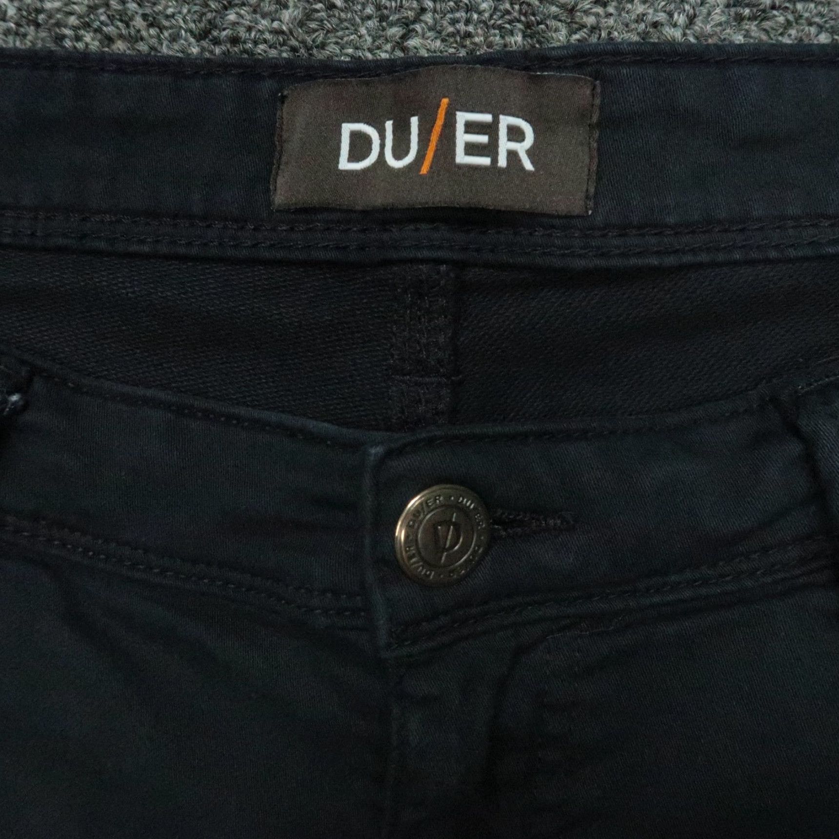 DUER DUER N2X Relaxed Taper Pants Mens 38x26 Blue Casual Workwear Travel Size US 38 / EU 54 - 4 Thumbnail