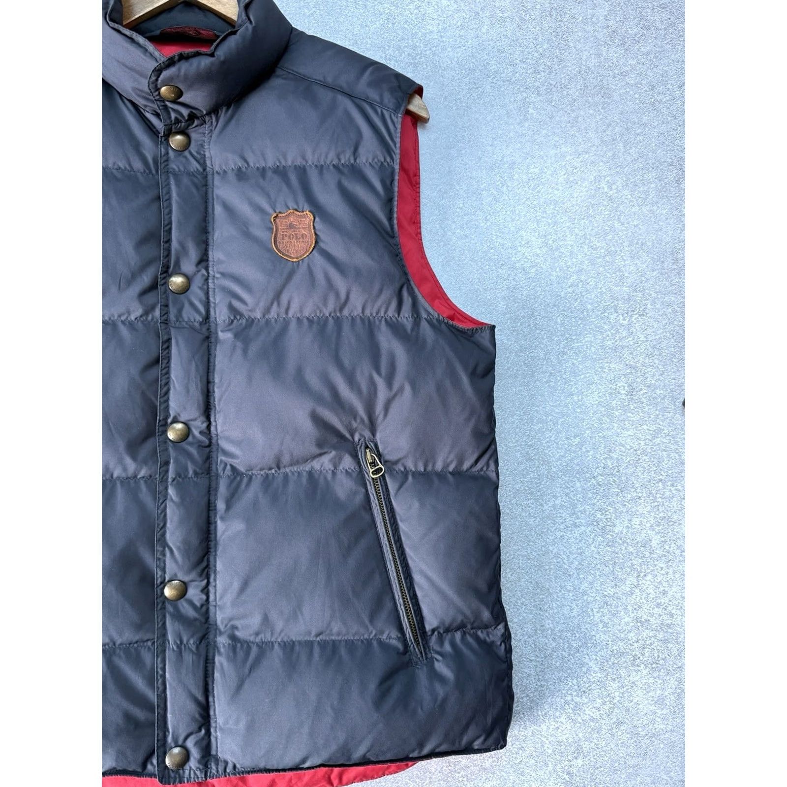 Polo Ralph Lauren VINTAGE Polo Ralph Lauren Down Vest Men’s Gilet Blue Luxury Size M Polo Ralph Lauren Vest Mens Down Zip Pockets Full Zip 90s Classic Outdoor Size US M / EU 48-50 / 2 - 4 Thumbnail