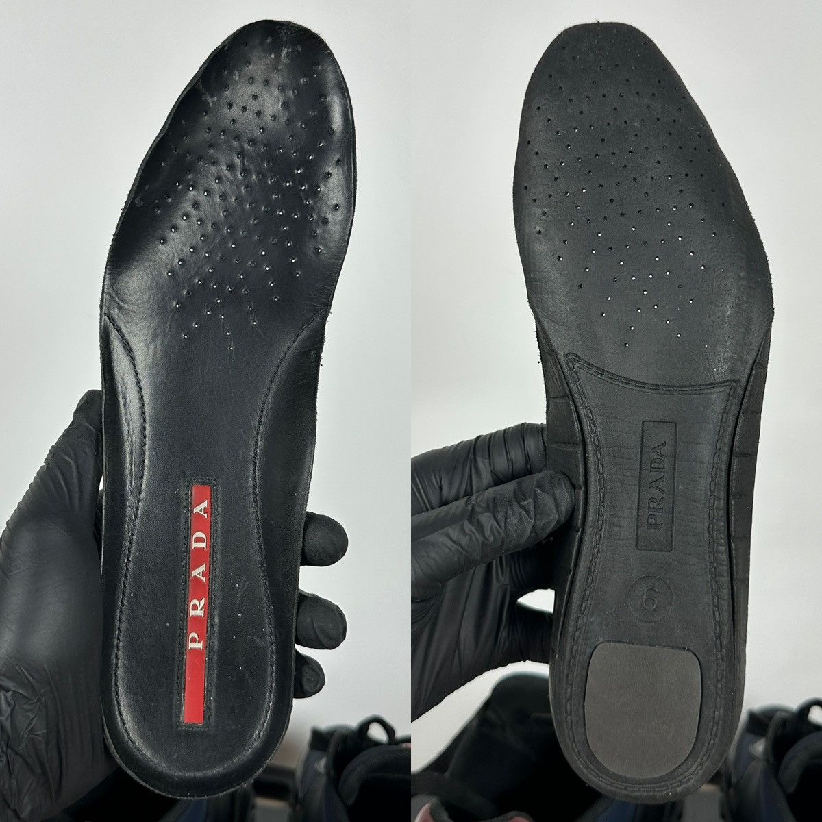 Prada Prada Matchrace Leather Sneakers Size US 7 / EU 40 - 24 Thumbnail