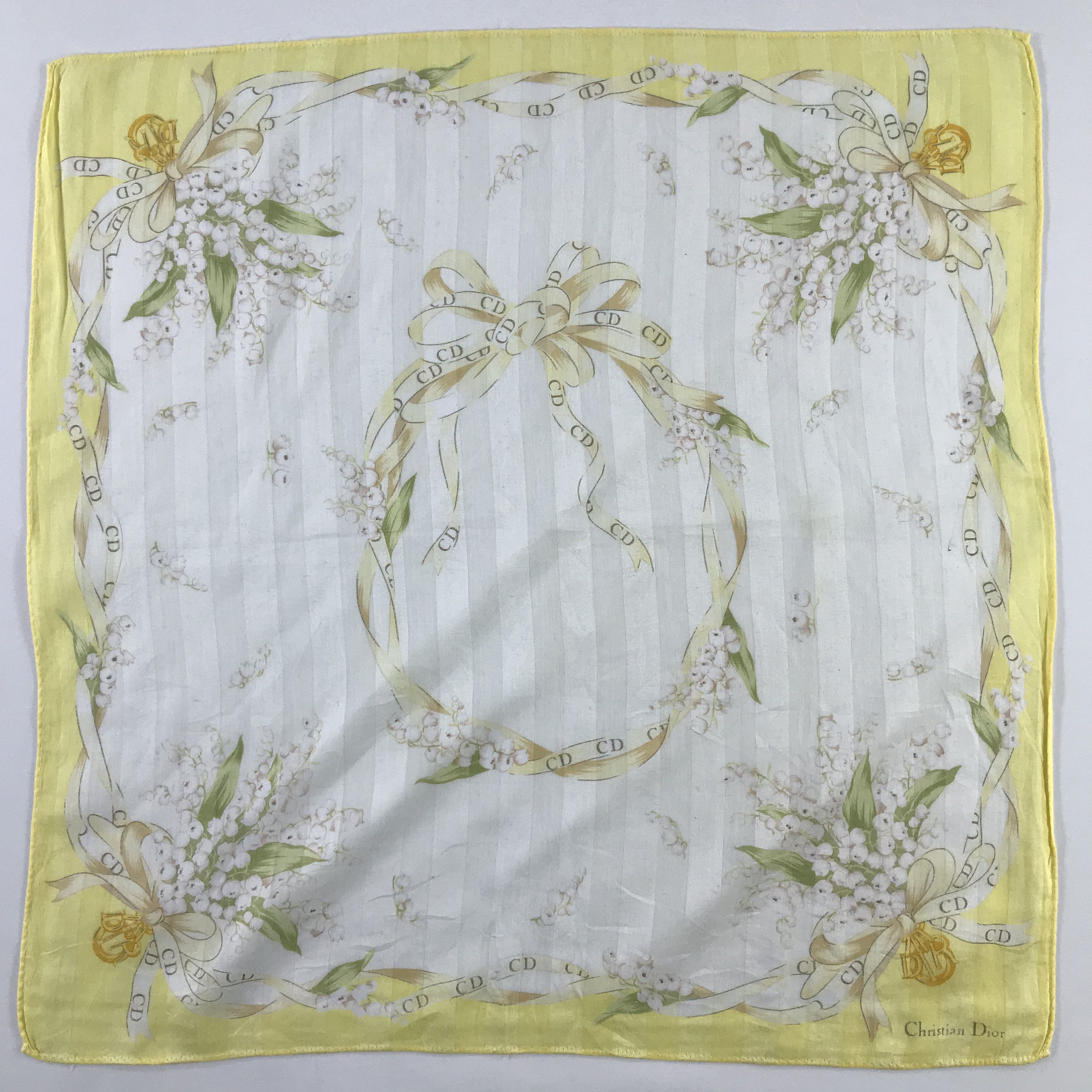 Vintage Christian Dior Neckerchief / Bandana / Handkerchief Size ONE SIZE - 3 Thumbnail