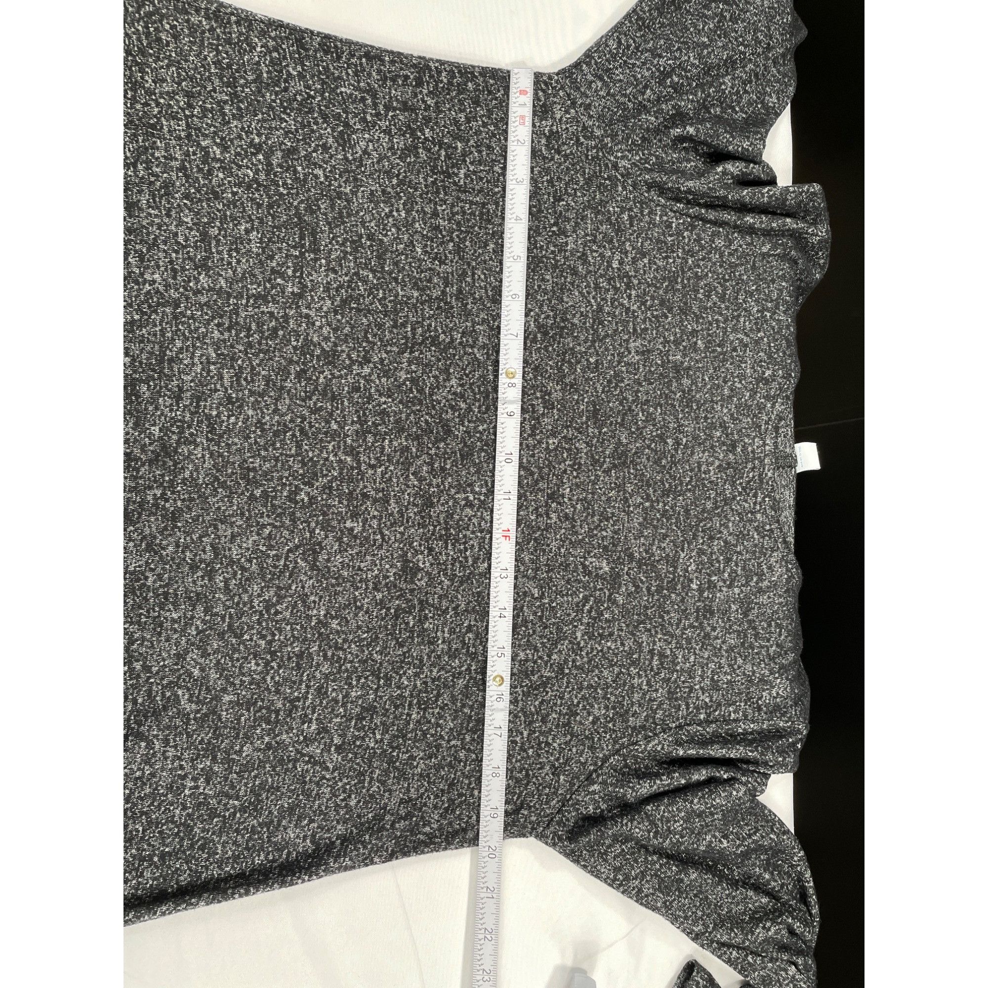 Old Navy Old Navy SKU 7643 Womens Long Heather Gray Tunic Dress Size Size L / US 10 / IT 46 - 3 Thumbnail