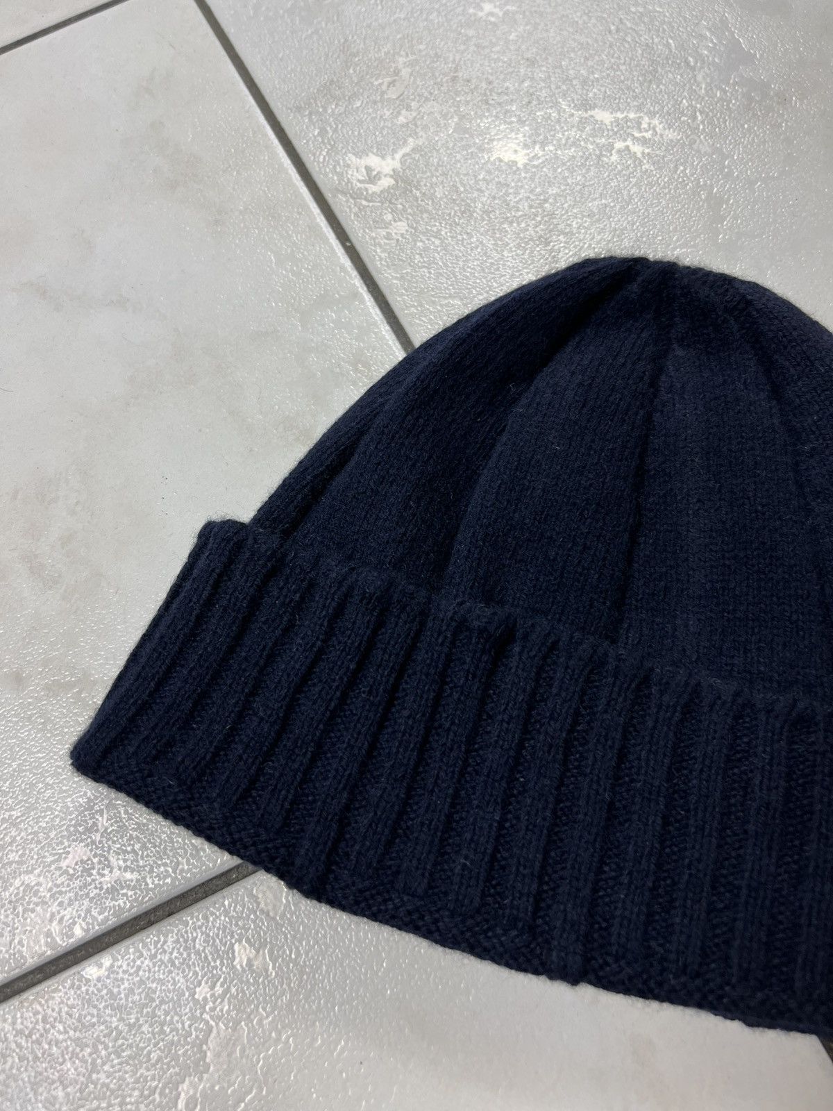 A.P.C. A.P.C. Rue Madame Paris wool cashmere ribbed knit beanie hat Size ONE SIZE - 3 Thumbnail