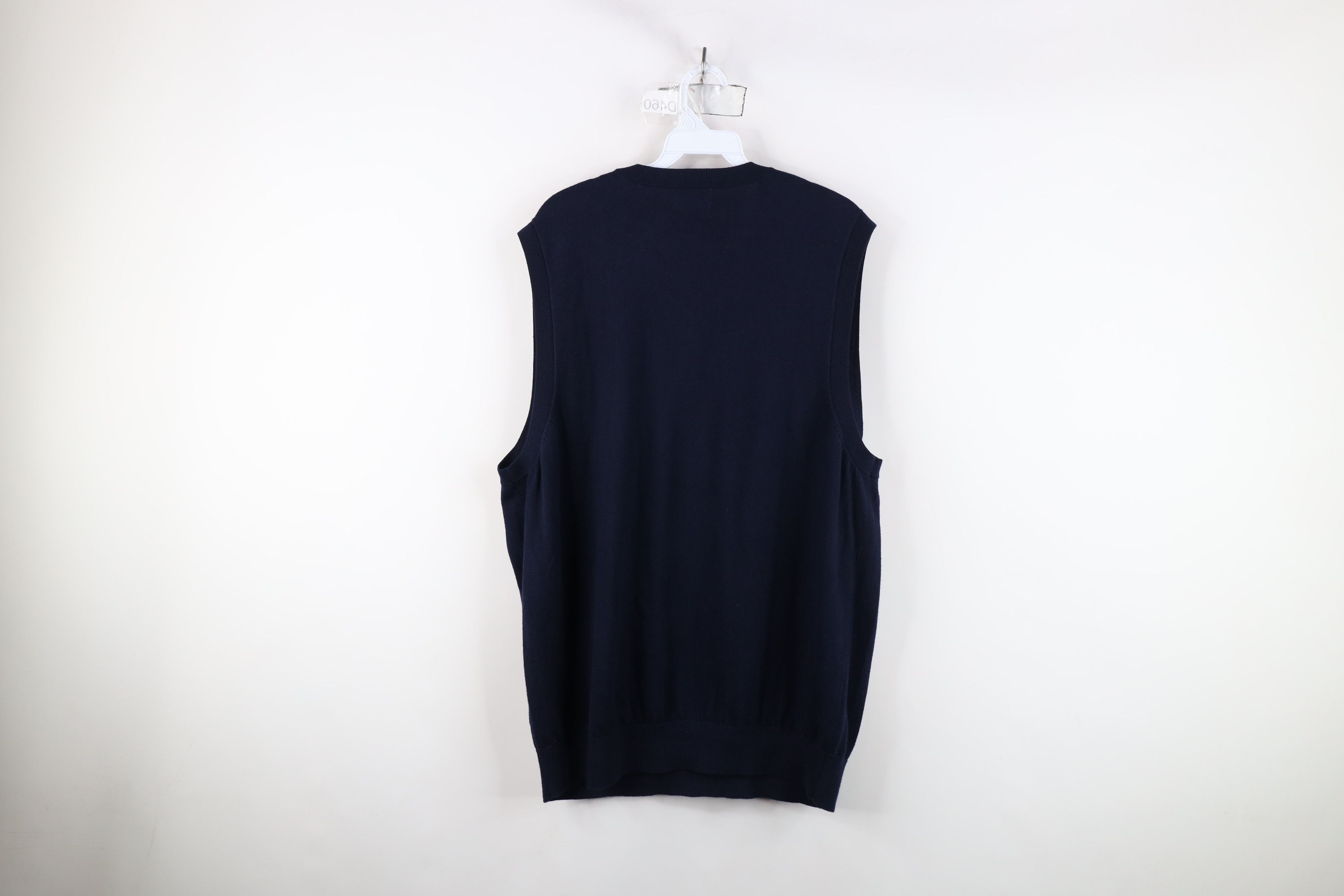 L.L. Bean × Vintage Vintage LL Bean Cashmere Knit V-Neck Sweater Vest Blue Size US XL / EU 56 / 4 - 6 Thumbnail