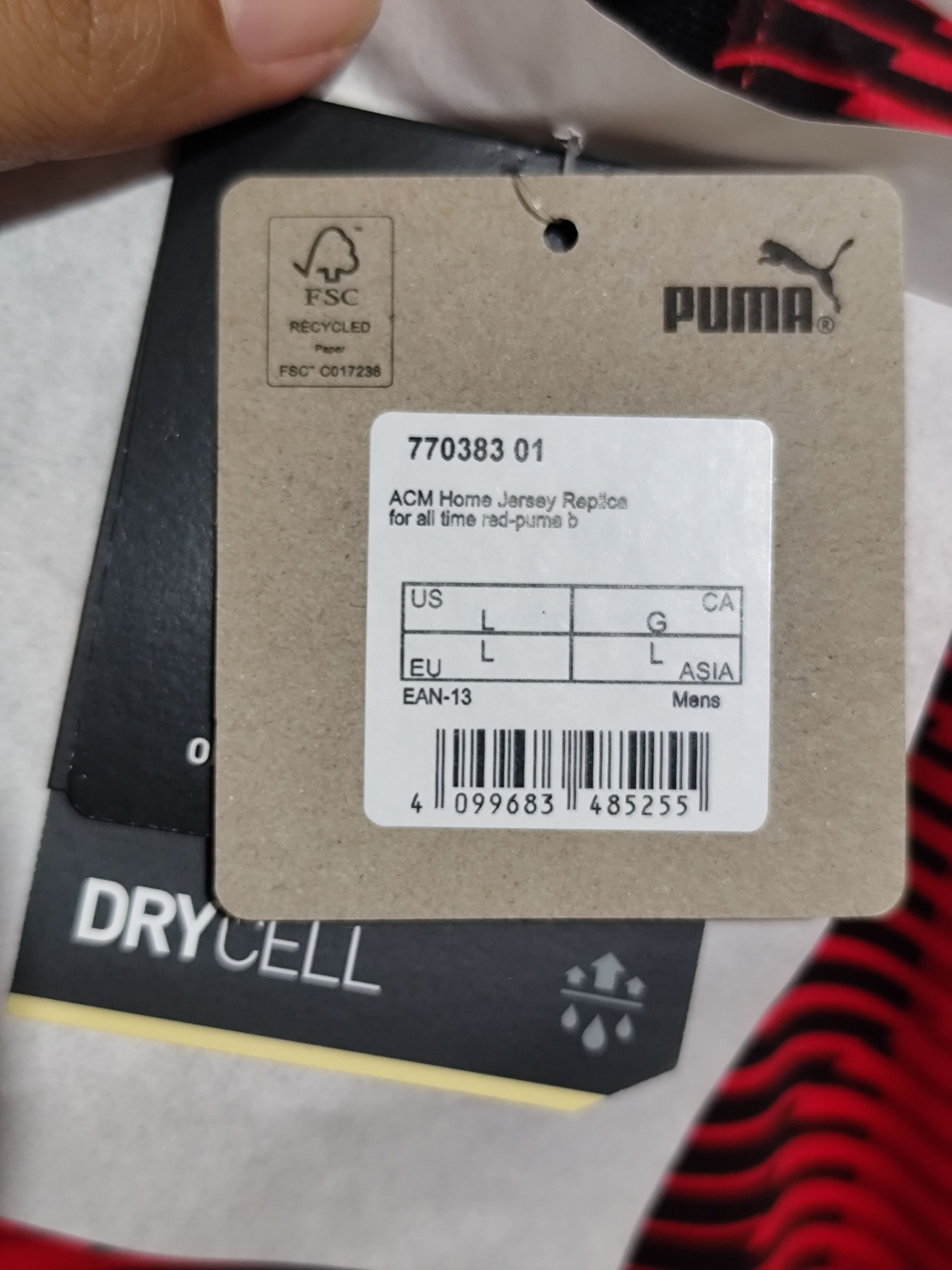 Puma Puma x AC Milan 2023/2024 #22 Kaka Home Jersey Size US L / EU 52-54 / 3 - 12 Thumbnail
