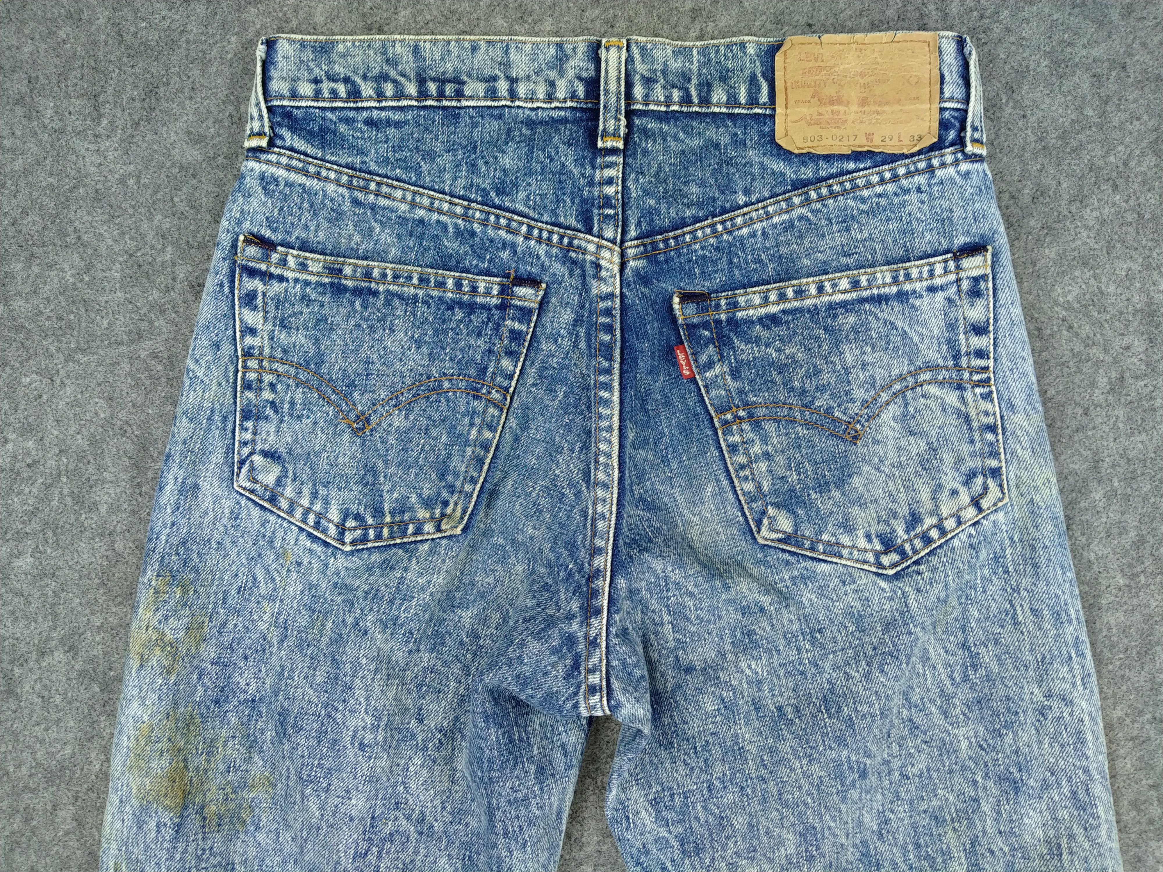 Levi's Acid Wash Vintage Levi's 503 Denim 29 x 28 -JN516 Size US 29 - 4 Thumbnail