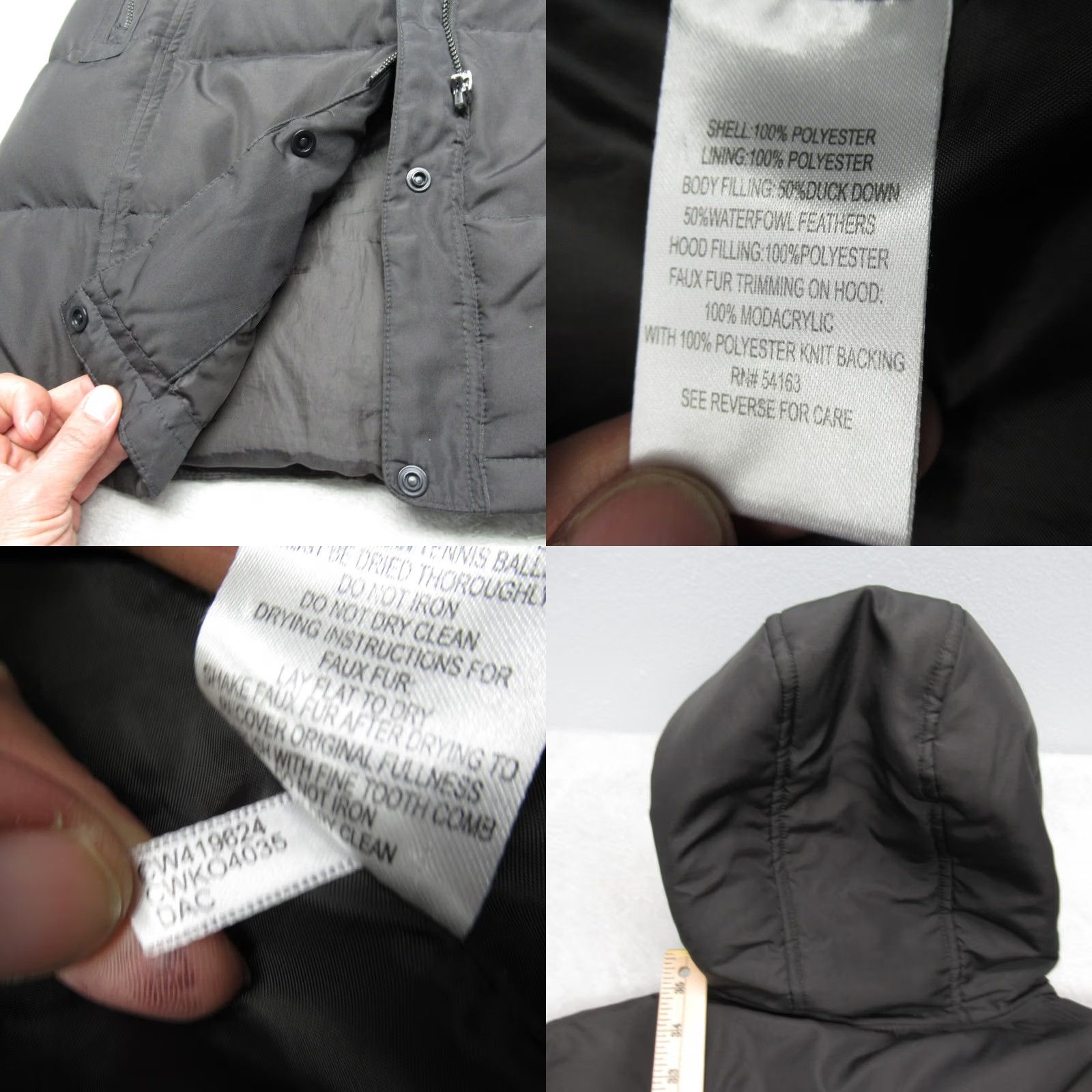 Calvin Klein Calvin Klein Down Parka Women Medium Black Hooded Full Zip Puffer Jacket Size M / US 6-8 / IT 42-44 - 9 Thumbnail