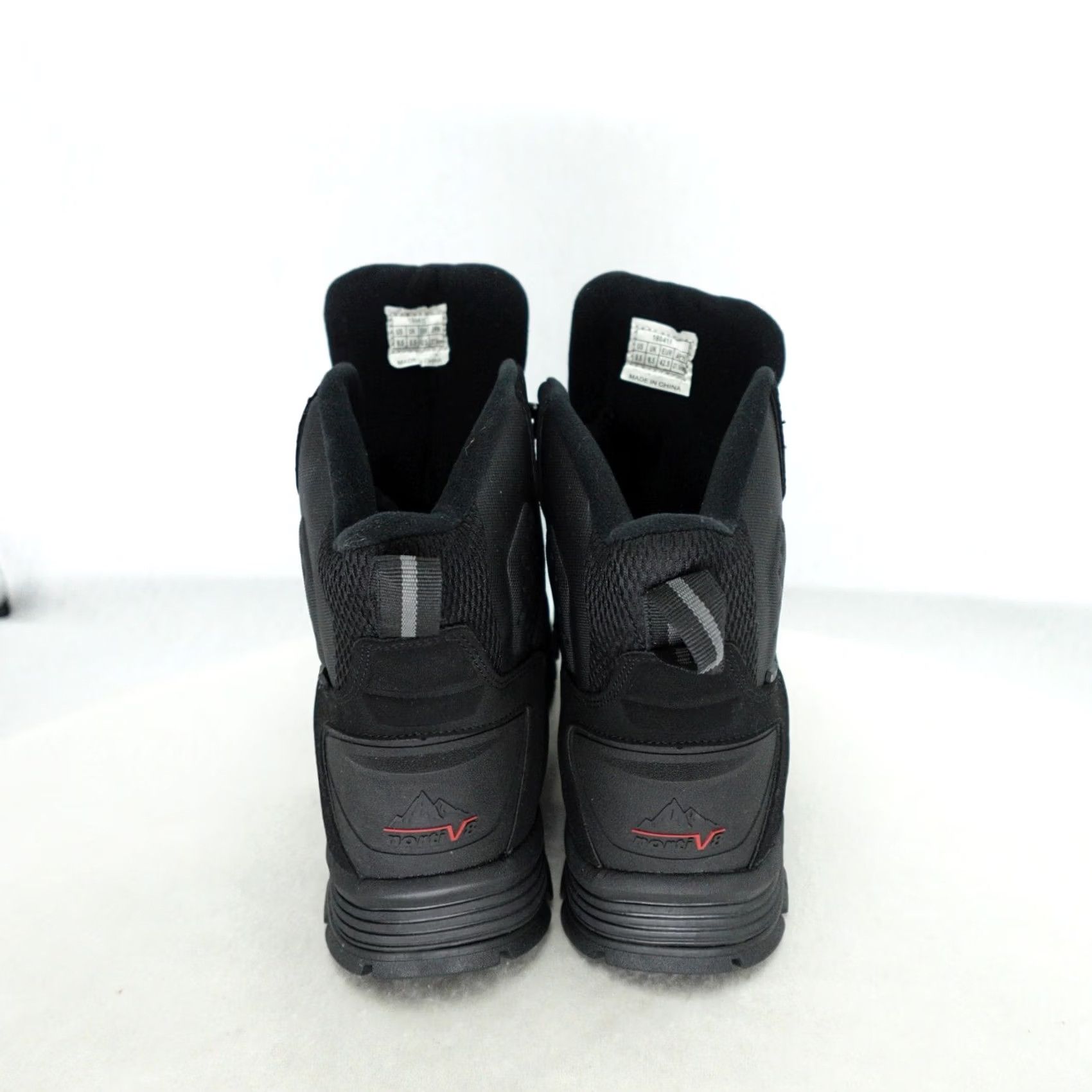 Vintage Norti V8 Boots Adult 9.5 Black Leather Winter Thinsulate Mens Boots Size US 9 / EU 42 - 6 Thumbnail
