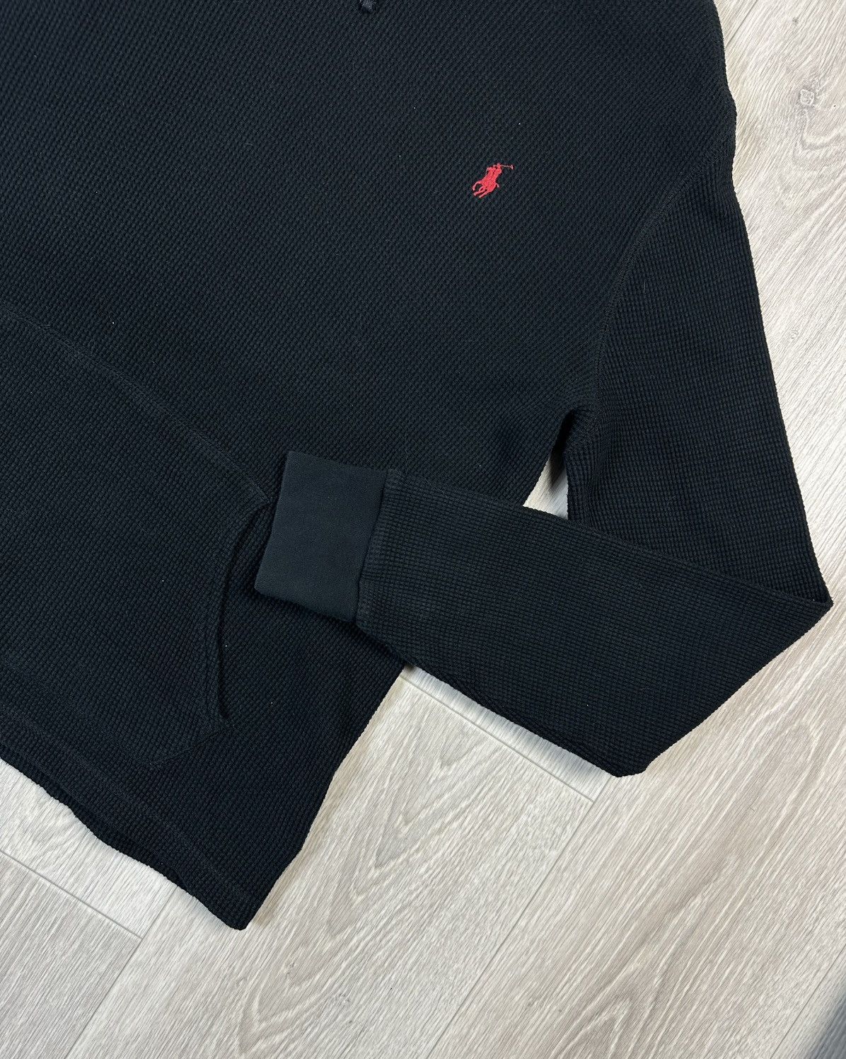 Polo Ralph Lauren Polo Ralph Lauren Hoodie Vintage Small Logo Black Size L Size US L / EU 52-54 / 3 - 5 Thumbnail