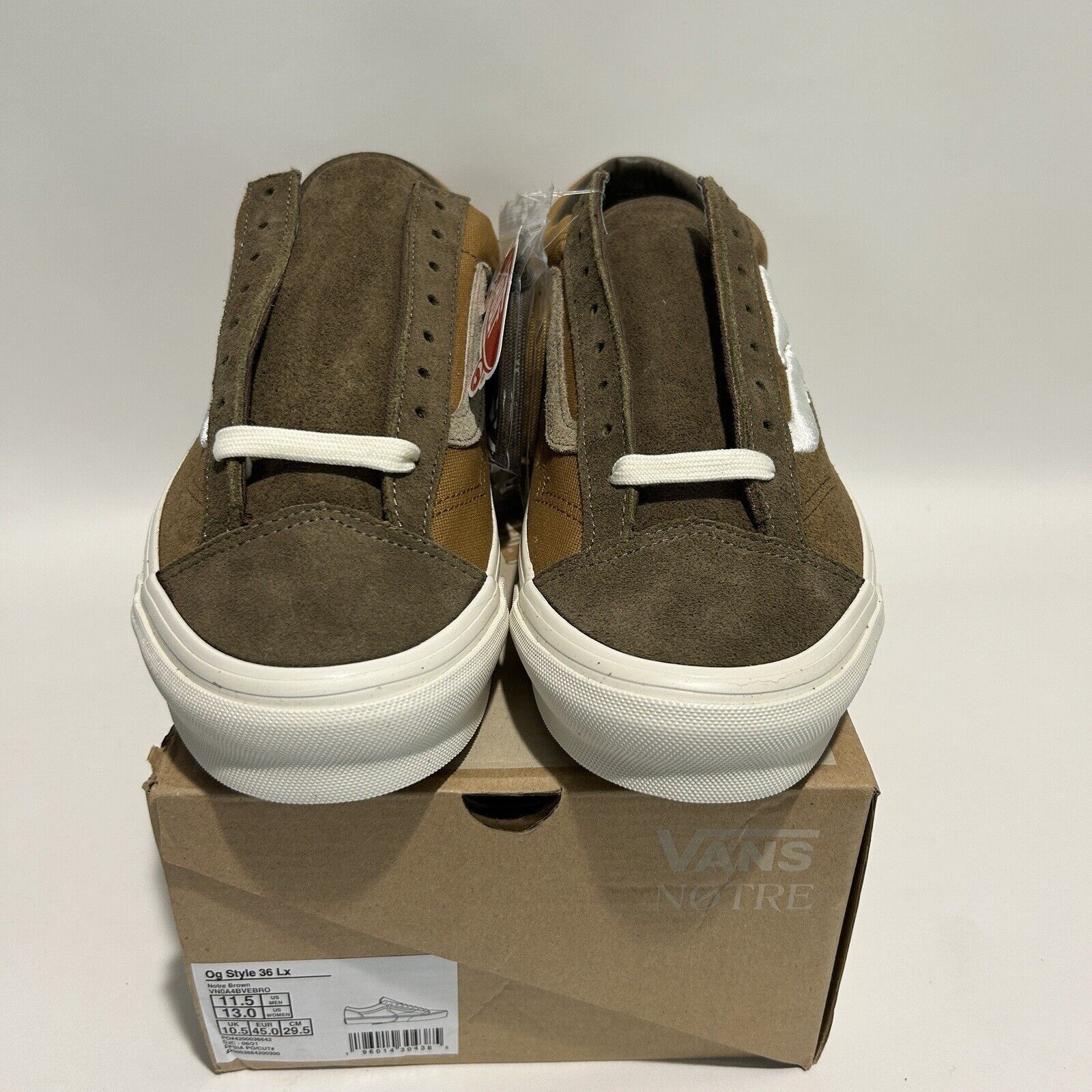 Vans Notre x Vans Vault OG Old Skool 36 LX “Expresso Brown” 2024 Size US 11.5 / EU 44-45 - 2 Thumbnail