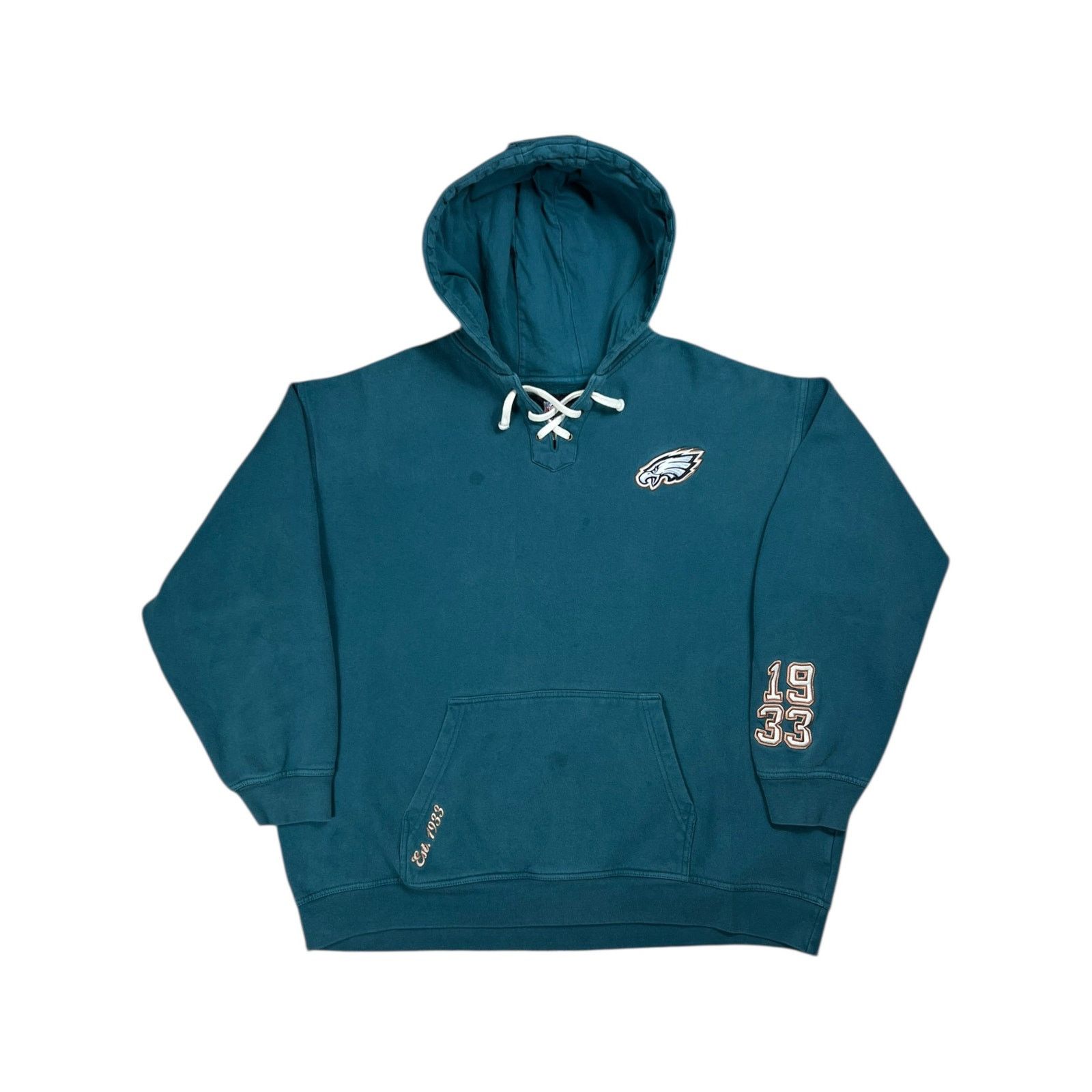 NFL Y2K NFL pro Line Philadelphia Eagles faded hoodie (XXL) Size US XXL / EU 58 / 5 - 1 Thumbnail