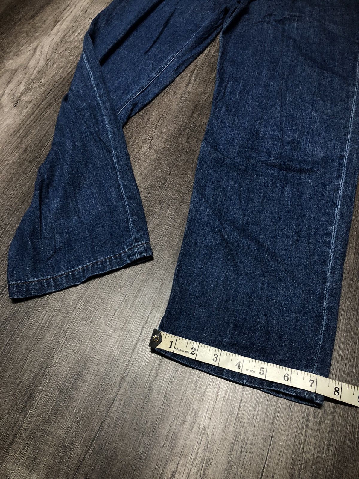 Japanese Brand × Uniqlo × Vintage Uniqlo Jeans Fit Relaxed Style Tapered With Belt (unisex) Size 28" / US 6 / IT 42 - 7 Thumbnail
