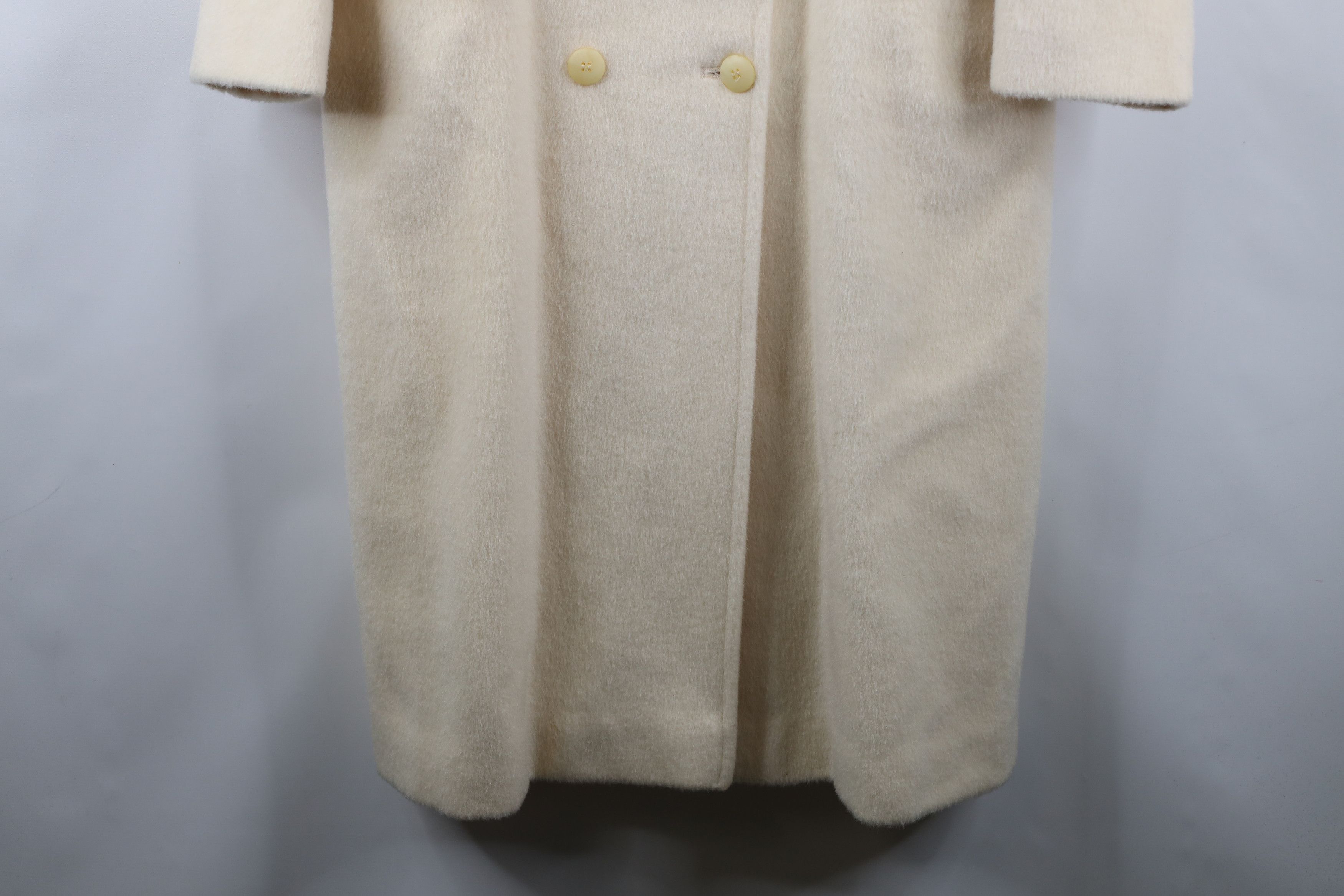 Pendleton × Vintage Vintage 70s Pendleton Wool Trench Coat Jacket Cream USA Size L / US 10 / IT 46 - 4 Thumbnail