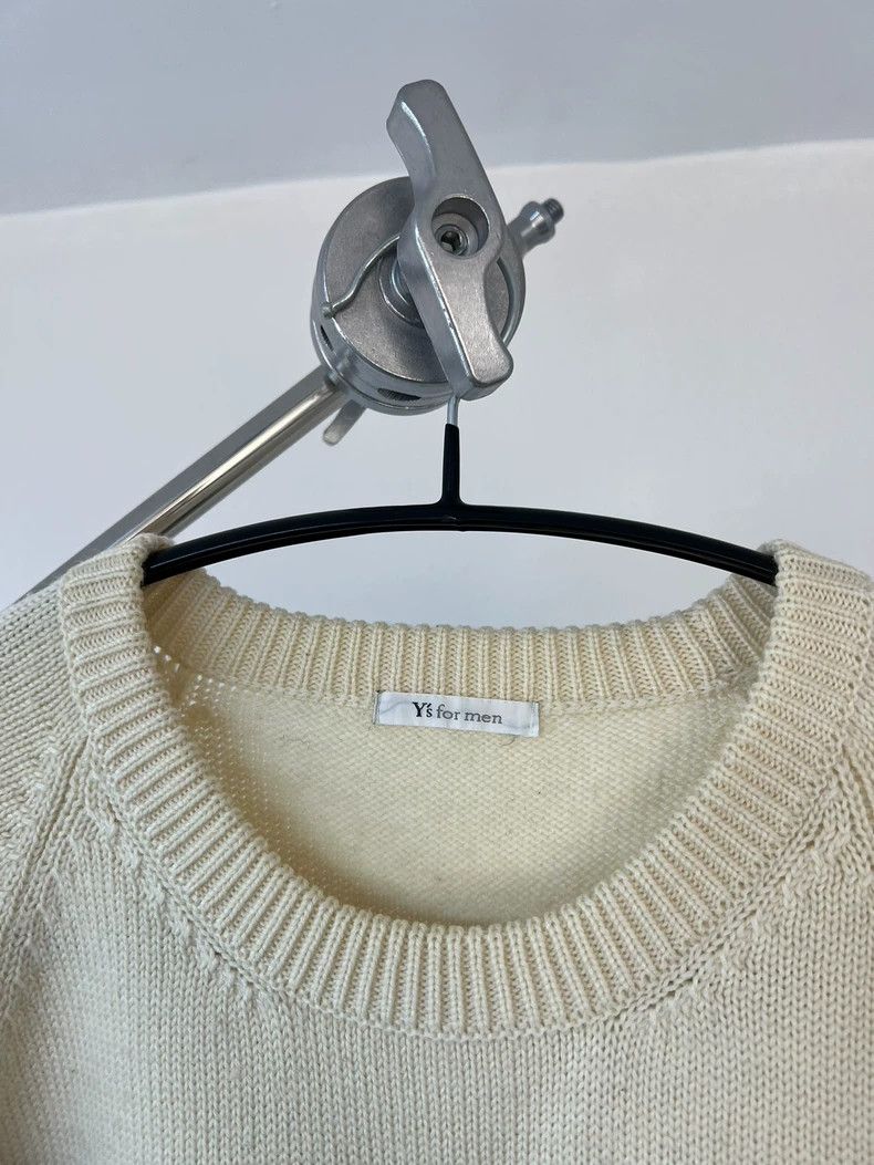 Yohji Yamamoto yohji Yamamoto Wool knitted little man sweater 2503-Nextarr Size US L / EU 52-54 / 3 - 6 Thumbnail