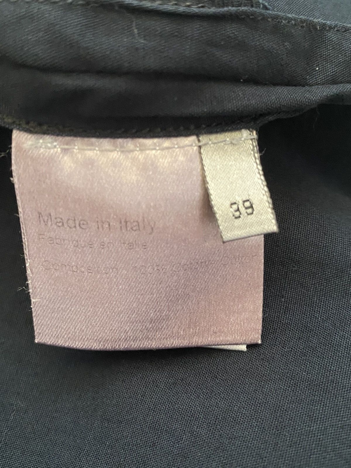 Dior × Hedi Slimane Dior Homme - AW02 "Reflexion" Cotton Dress Shirt Size US M / EU 48-50 / 2 - 8 Thumbnail