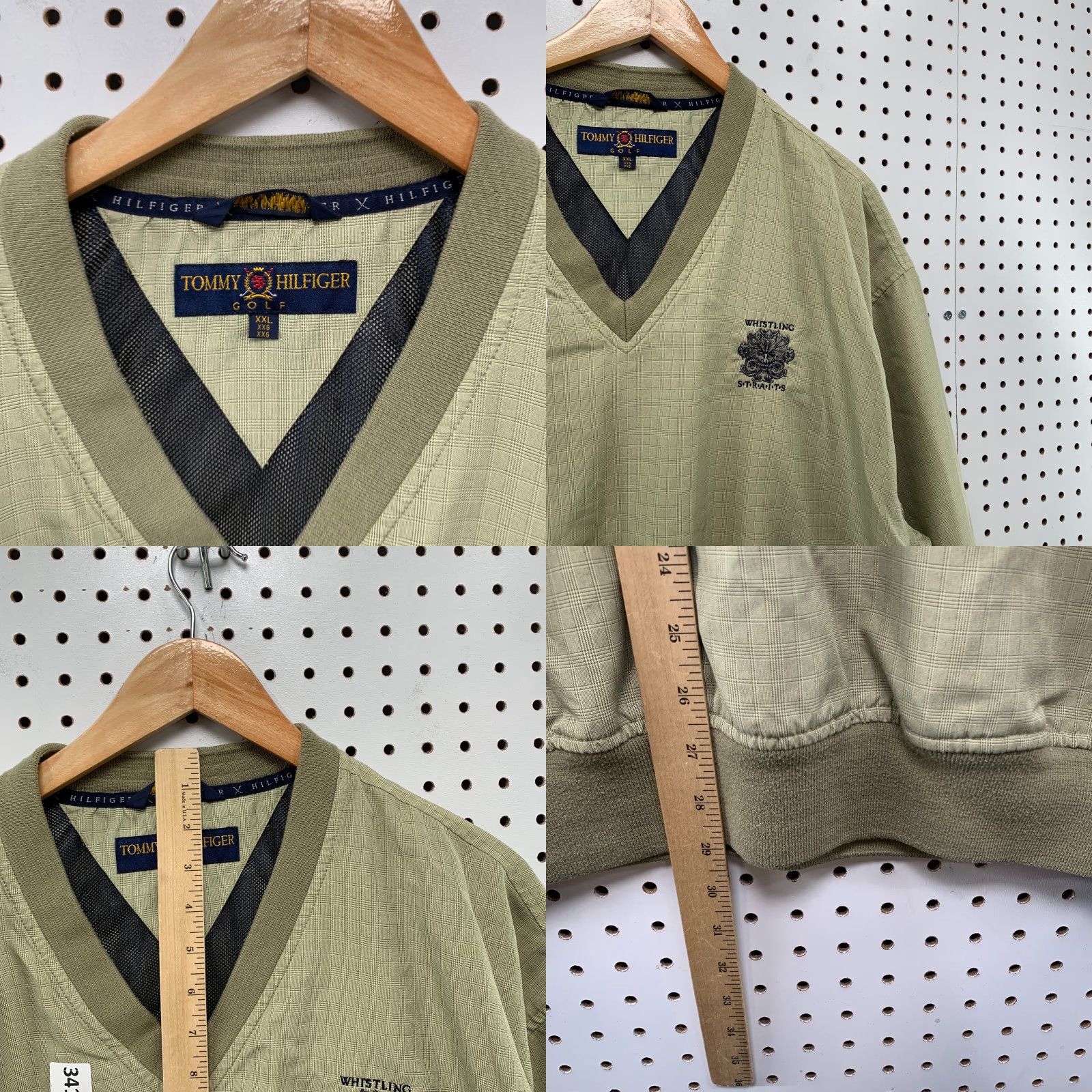 Tommy Hilfiger VINTAGE Tommy Hilfiger Golf Windbreaker Pullover Jacket Mens 2XL WHISTLING Strait 27x29 Brown GTX? Size US XXL / EU 58 / 5 - 8 Thumbnail