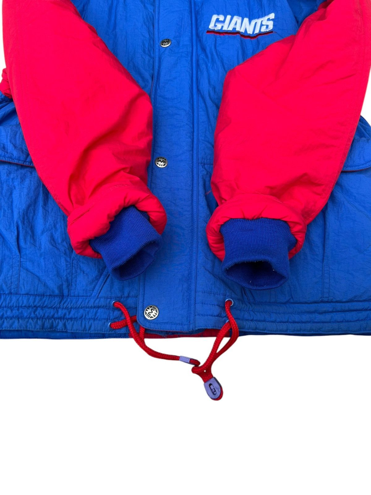 Mirage Vintage 90s NFL NY Giants Big Logo Puffer Jacket Hoodie Size US M / EU 48-50 / 2 - 19 Thumbnail