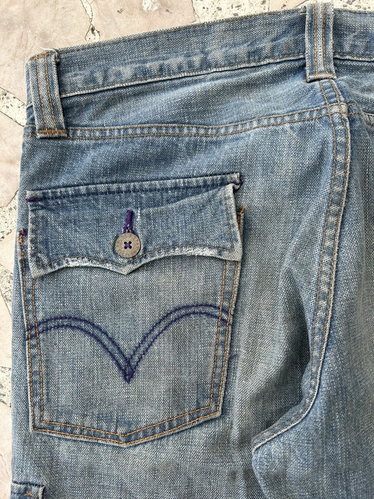 Levi's Levis Cargo 708 Vintage Denim Size US 30 / EU 46 - 14 Thumbnail