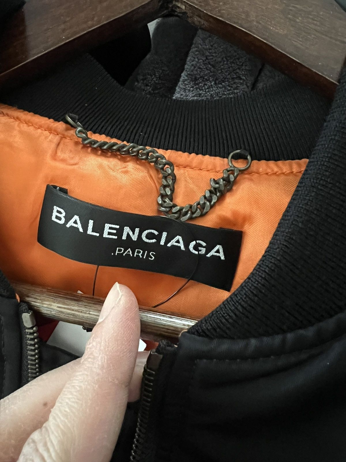 Balenciaga Balenciaga ss17 Cropped Bomber jacket size 52 Size US L / EU 52-54 / 3 - 5 Thumbnail